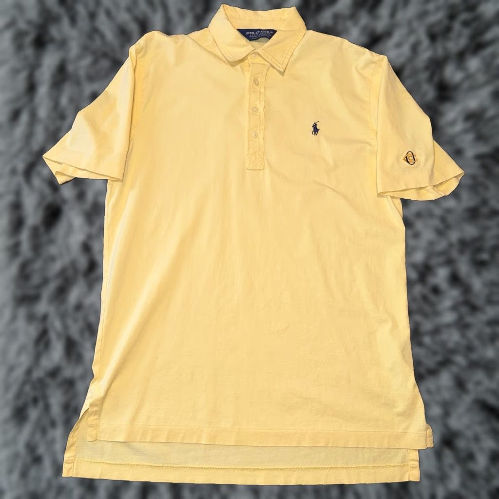 Polo Ralph Lauren VINTAGE 90s Polo Ralph Lauren Golf Shirt Mens Small Single Stitch Oakmont Club OCC Polo Shirt Mens Small Yellow 90s Golf Ralph Lauren Mens Shirts Size US S / EU 44-46 / 1 - 1 Thumbnail