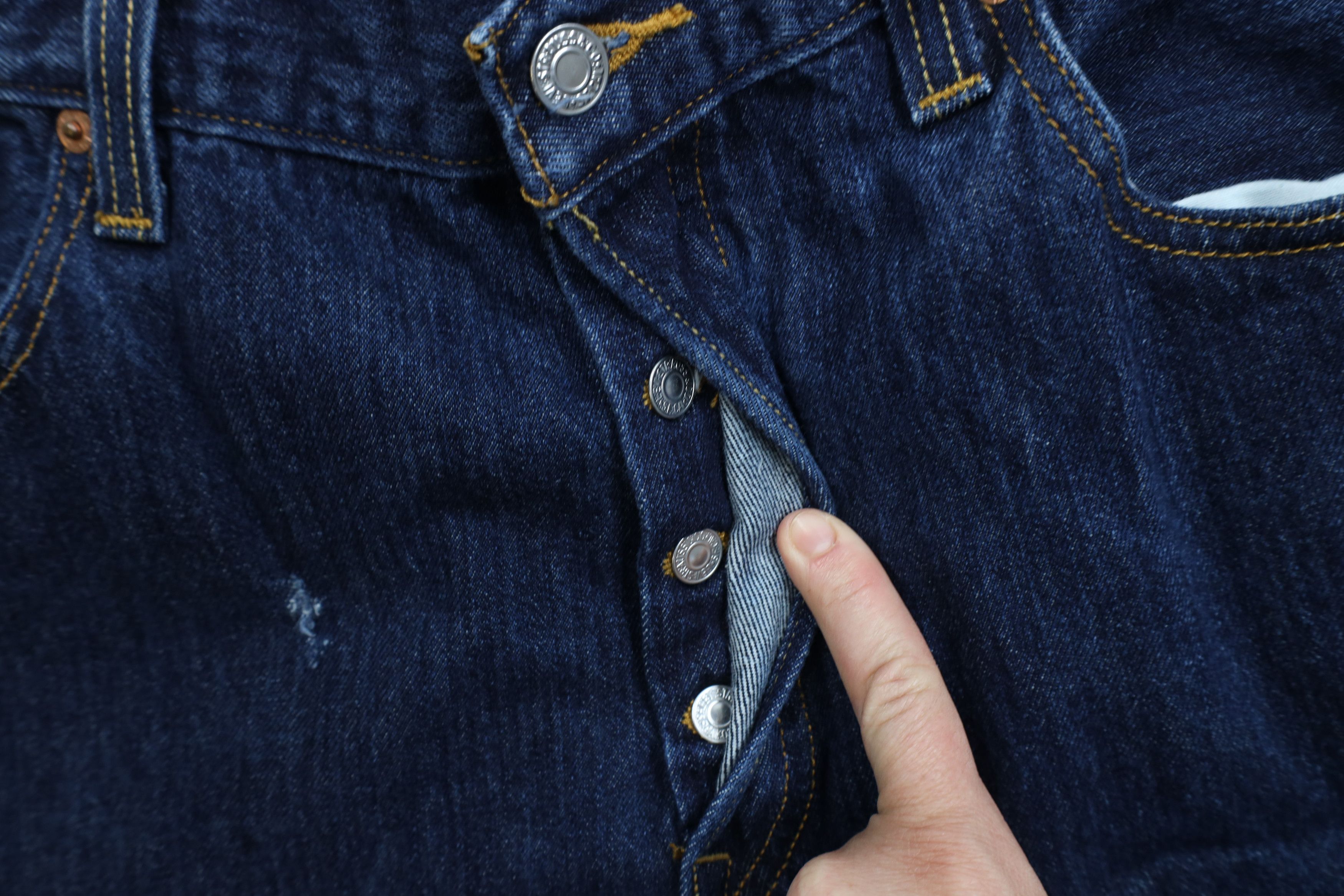 Levi's × Vintage Vintage Y2K Levis 501xx Button Fly Original Fit Denim Jeans Size US 38 / EU 54 - 7 Thumbnail