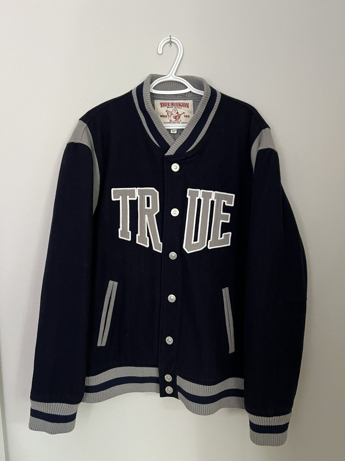 True Religion True Religion Men's Varsity Canvas Jacket Size US XL / EU 56 / 4 - 1 Thumbnail