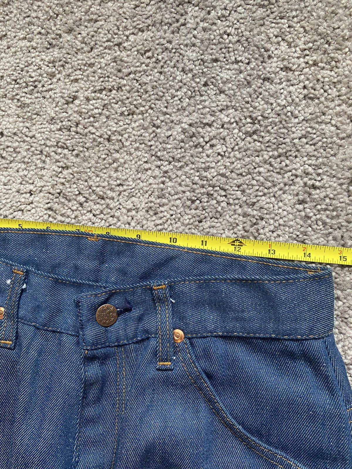 Vintage Vintage 70s Bell Bottom Hippie Jeans Size 29" - 7 Thumbnail