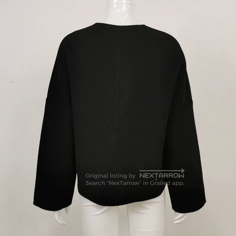 Hermes Hermes Cashmere Solid Color Round Neck Coat Size XS / US 0-2 / IT 36-38 - 2 Thumbnail