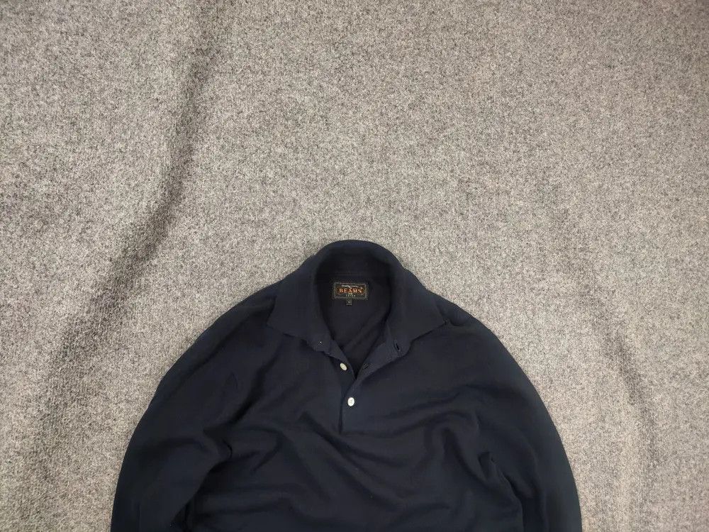 Beams Plus Beam Plus Japan 12g Wool Polo Button Long sleeve Sweater Size US M / EU 48-50 / 2 - 1 Thumbnail
