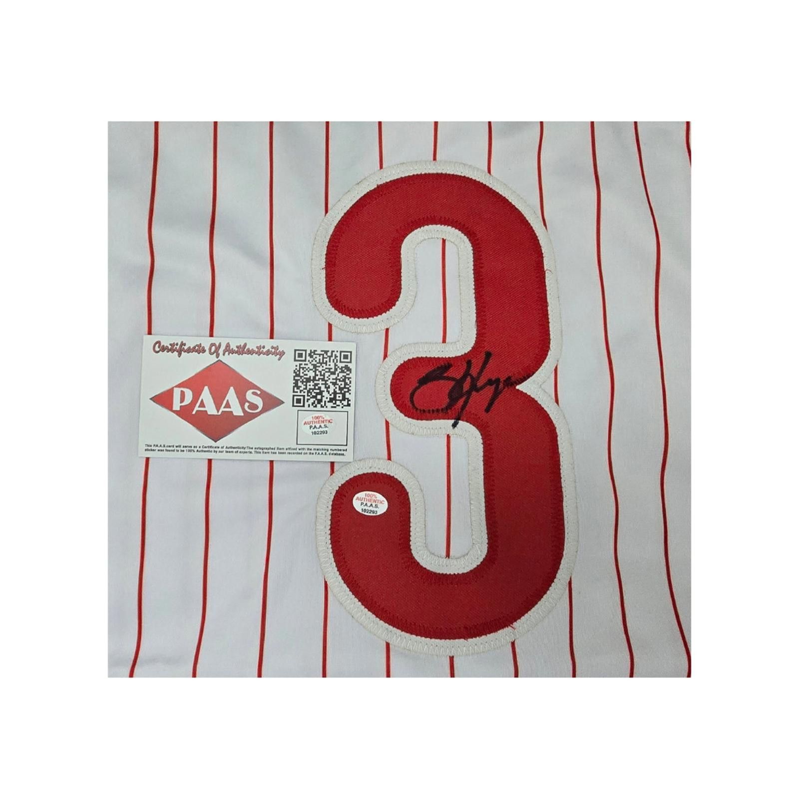 Other Bryce Harper Phillies signed baseball jersey COA XL Size ONE SIZE - 3 Thumbnail