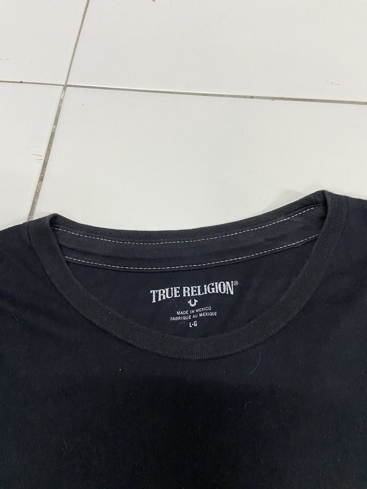 True Religion TRUE RELIGION SPELLOUT TEE SHIRT Size US L / EU 52-54 / 3 - 6 Thumbnail