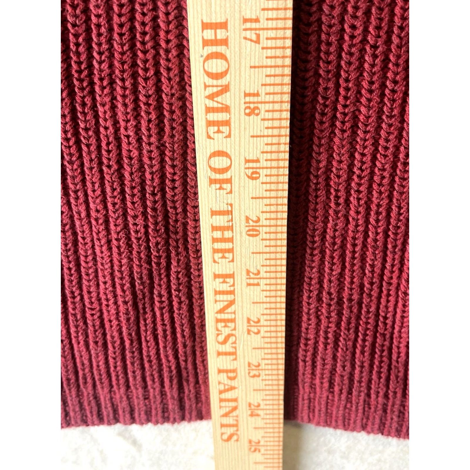 Vintage LL Bean Men’s M Red Cotton Sweater Rib Henley Size US M / EU 48-50 / 2 - 4 Thumbnail