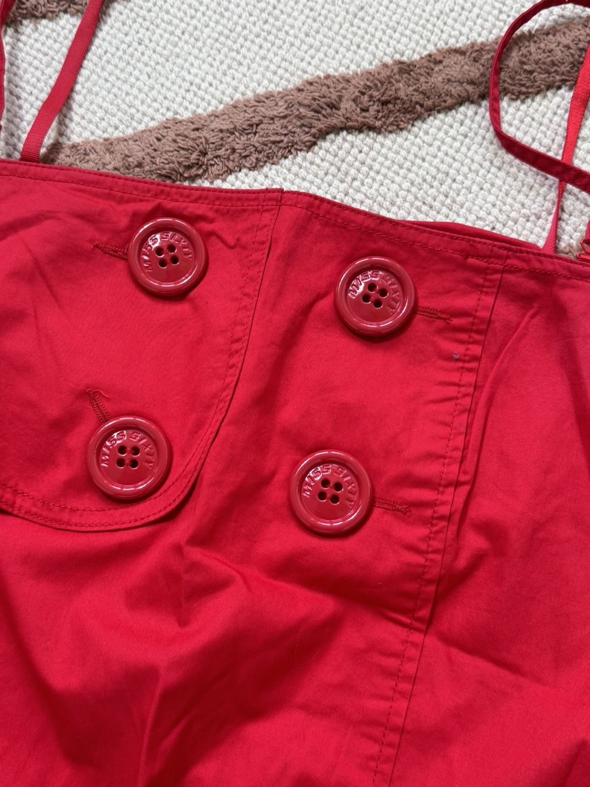 Miss Sixty × Vintage VINTAGE MISS SIXTY 2000s RED OVERALLS Size S / US 4 / IT 40 - 4 Thumbnail