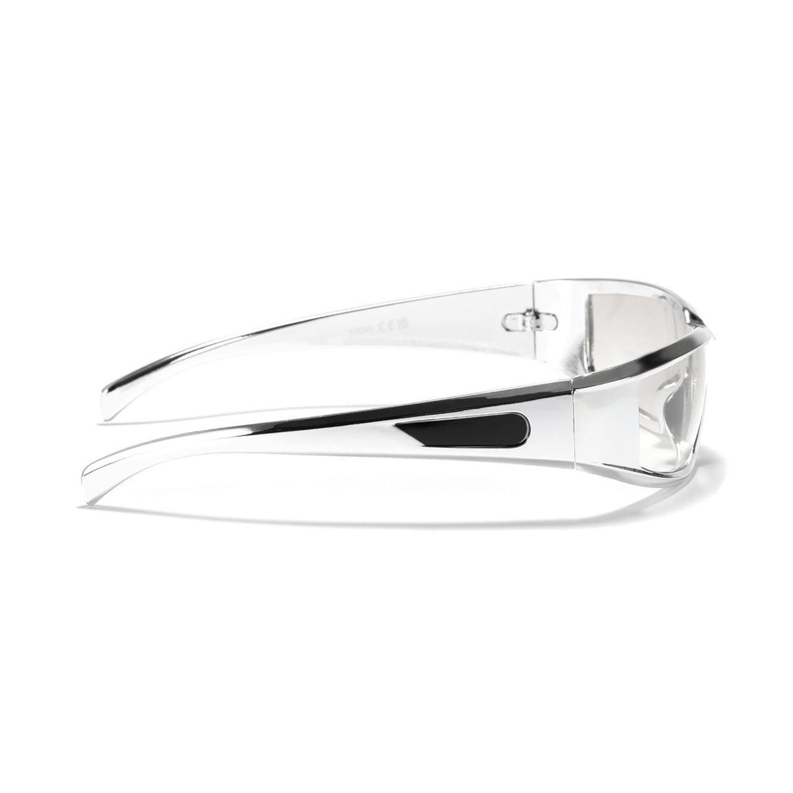 Japanese Brand Vtg Vintage Y2k Avant Garde Futuristic Rectangle Sunglasses Size ONE SIZE - 6 Thumbnail