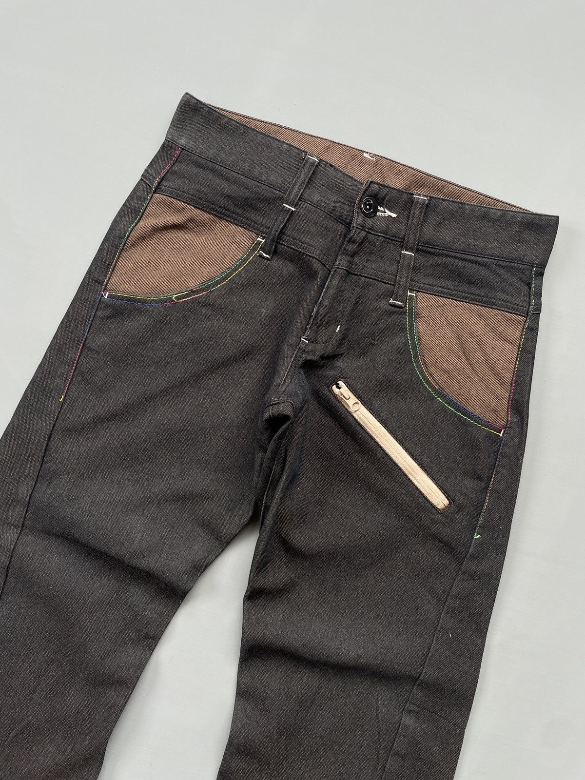 Japanese Brand Unbrand Straight Jeans (P121) Size US 31 - 3 Thumbnail