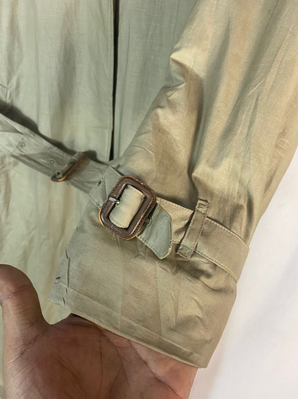 Burberry × Designer × Vintage Vintage Burberry trench coat made in England Size M / US 6-8 / IT 42-44 - 14 Thumbnail