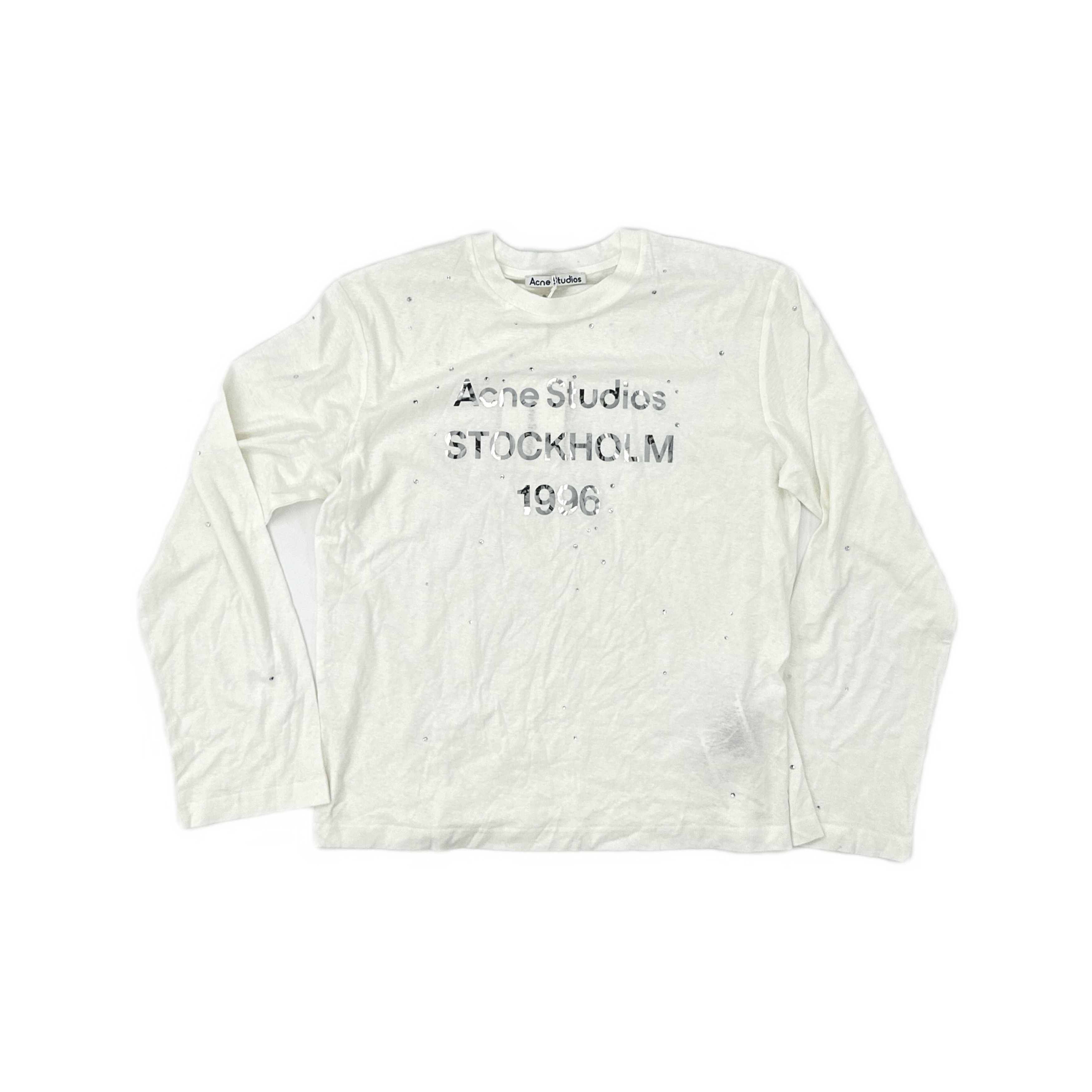 Acne Studios Acne Studios 1996 Rhinestone Long Sleeve T-Shirt XS Size US XS / EU 42 / 0 - 1 Thumbnail