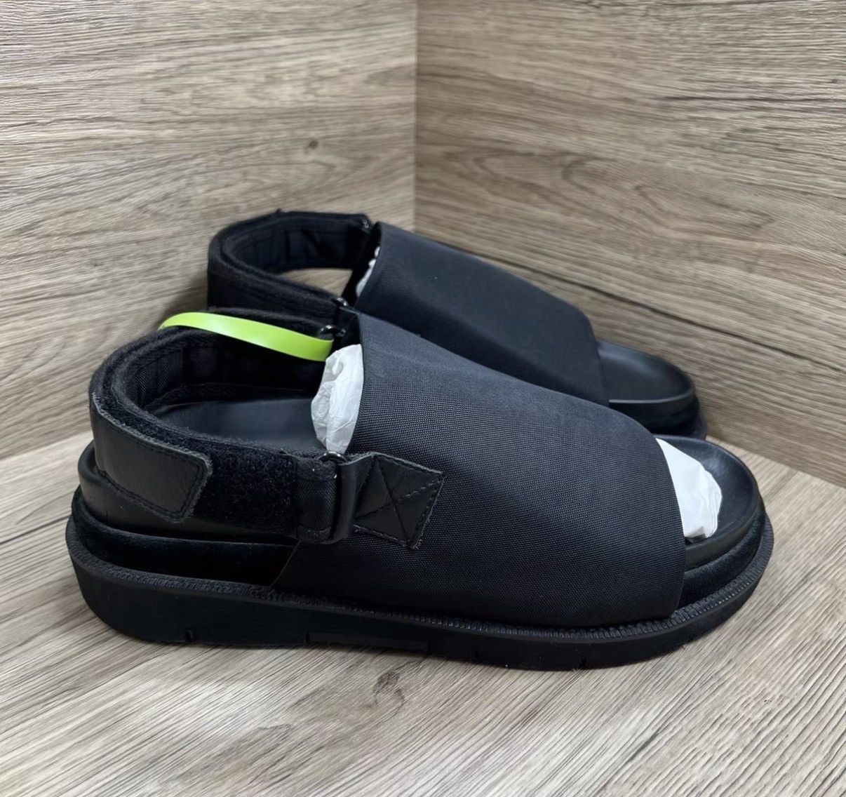 Maison Margiela Maison Margiela Black Strap Sandals J41 Size US 9.5 / EU 42-43 - 4 Thumbnail