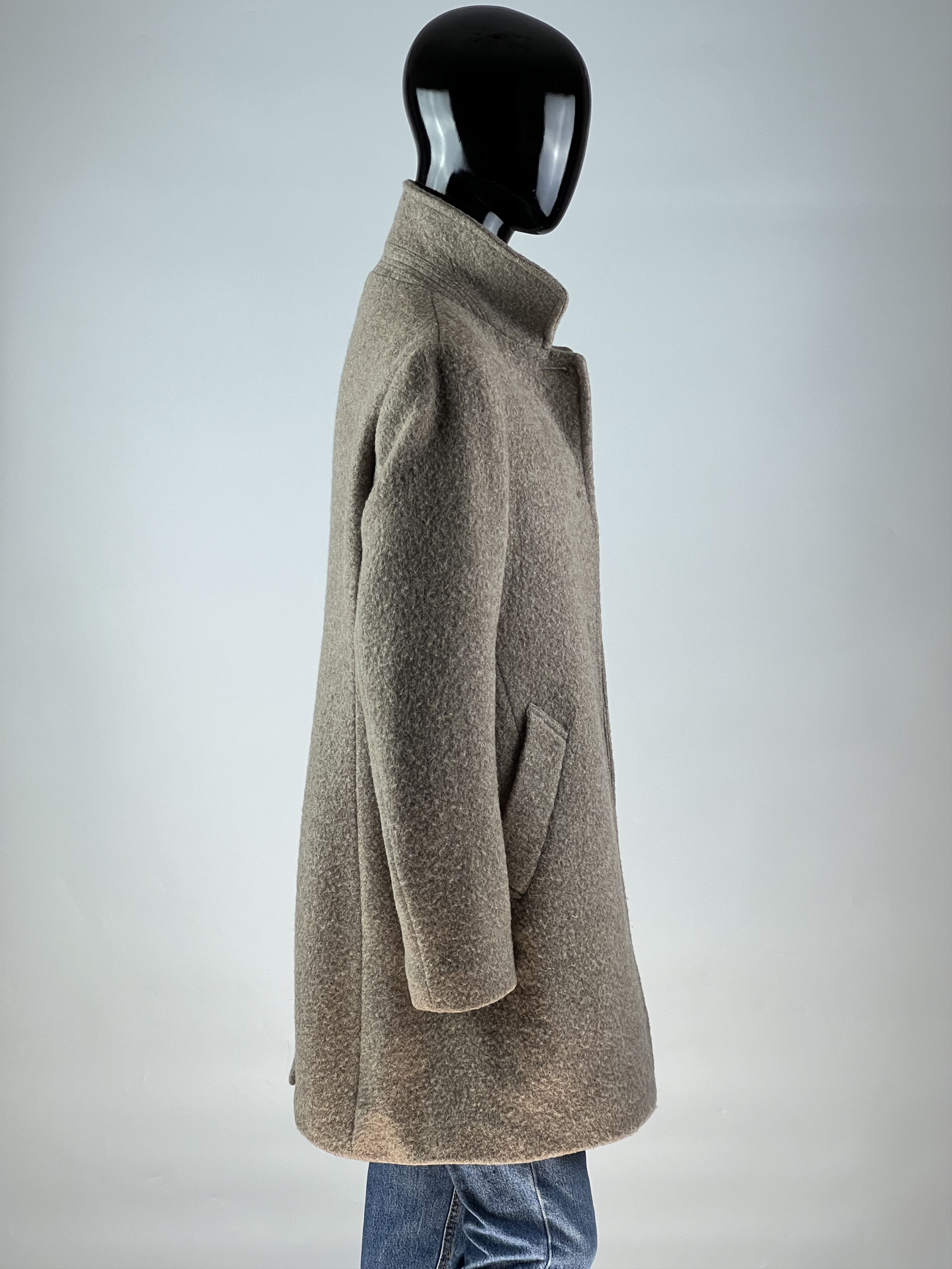 Japanese Brand × Uniqlo Uniqlo Beige Wool Heavy Coat Size S / US 4 / IT 40 - 2 Thumbnail
