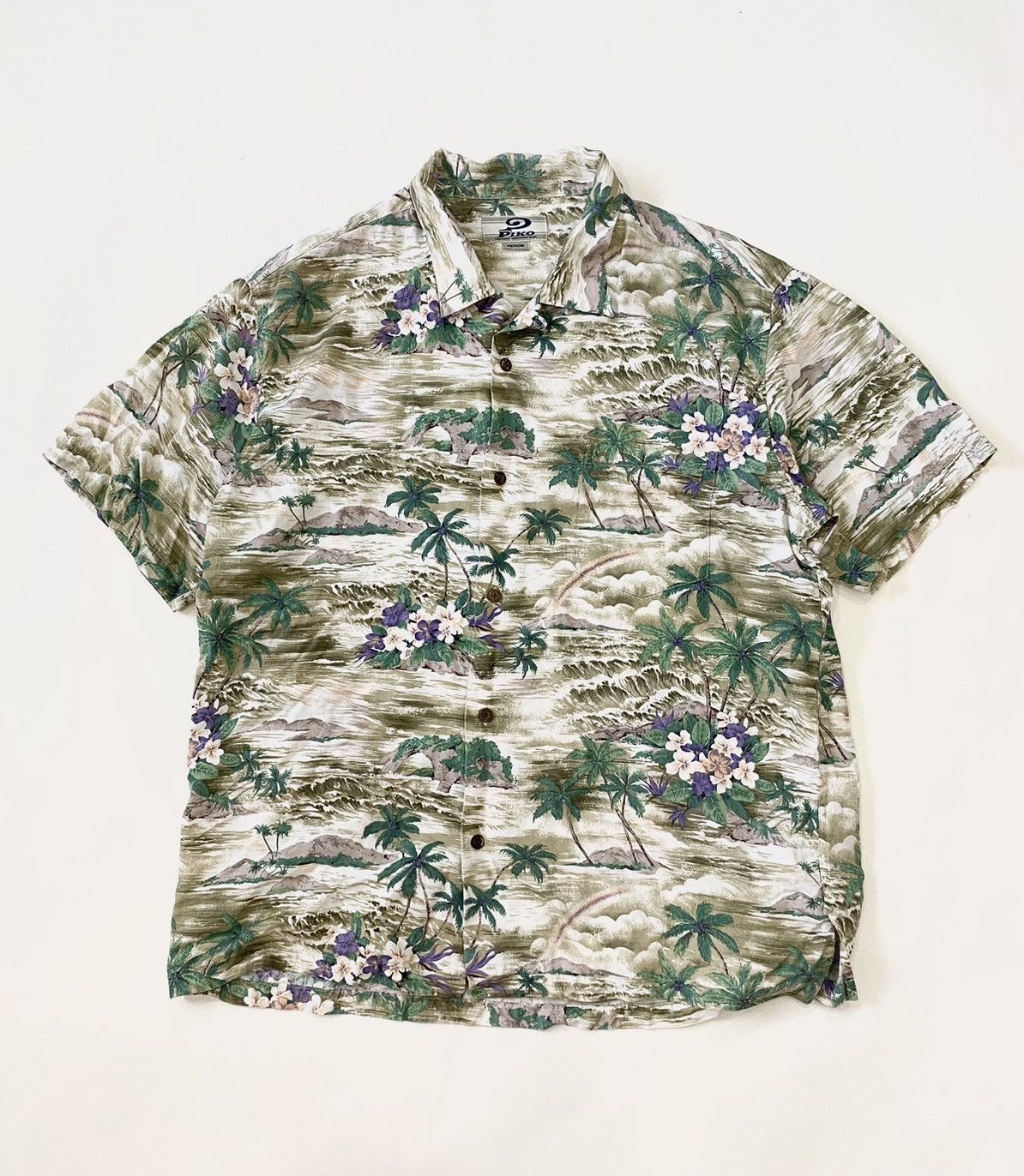 Billabong × Rip Curl × Vintage Vintage 90s PIKO HAWAIIAN LONGBOARD Wear shirt Size US M / EU 48-50 / 2 - 1 Thumbnail