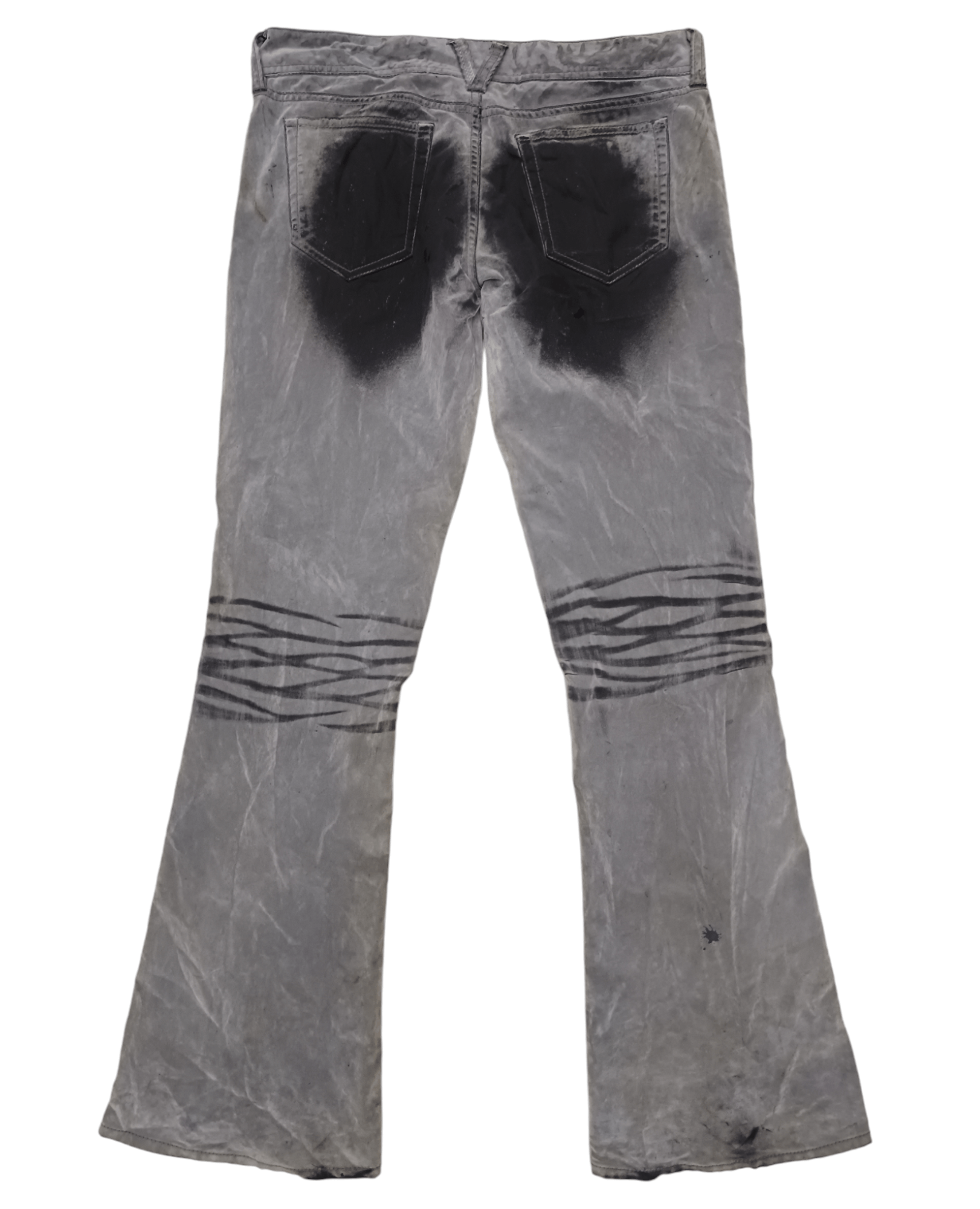 If Six Was Nine × Le Grande Bleu (L.G.B.) Japanese Flare Punk Gothic Vanquish Pants Jeans Size US 32 / EU 48 - 7 Thumbnail