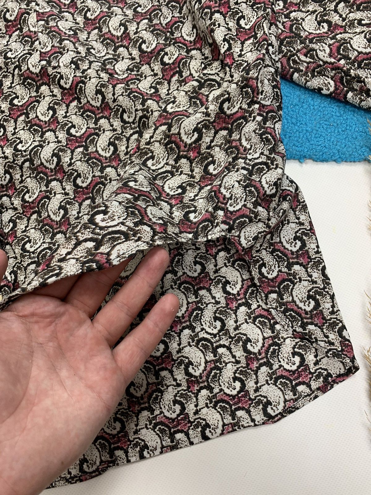 Designer × Isabel Marant Etoile × Vintage Vintage Isabel Marant Floral Printed Flowers Designer Shirt Size M / US 6-8 / IT 42-44 - 9 Thumbnail