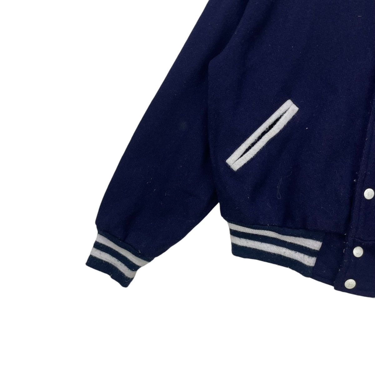 Vintage 💥Vintage Maple Athletic Sportwear Blank Varsity Jacket Size US S / EU 44-46 / 1 - 5 Thumbnail