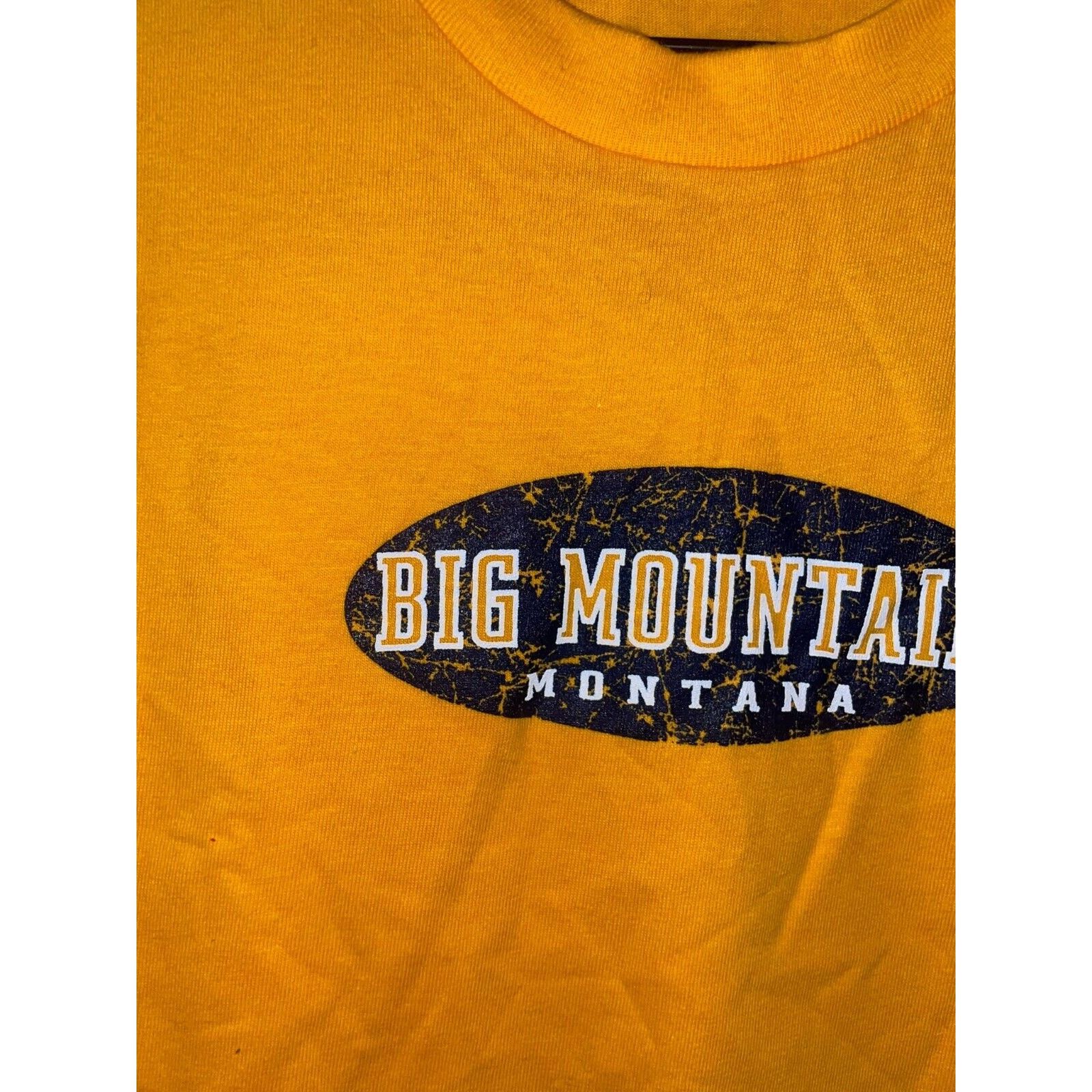 Hanes Vintage Big Mountain Shirt Montana Long Sleeve 90s Tee VTG S Size US S / EU 44-46 / 1 - 3 Thumbnail