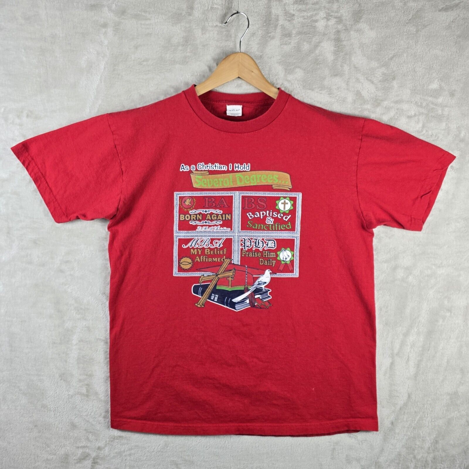 Other Vintage As A Christian I Hold Several Degrees Shirt XL Jesus Size US XL / EU 56 / 4 - 2 Thumbnail