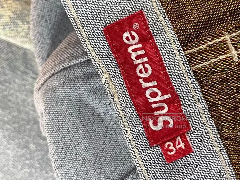 Supreme Supreme Aerial Tapestry Denim Pants. Size US 34 / EU 50 - 6 Thumbnail
