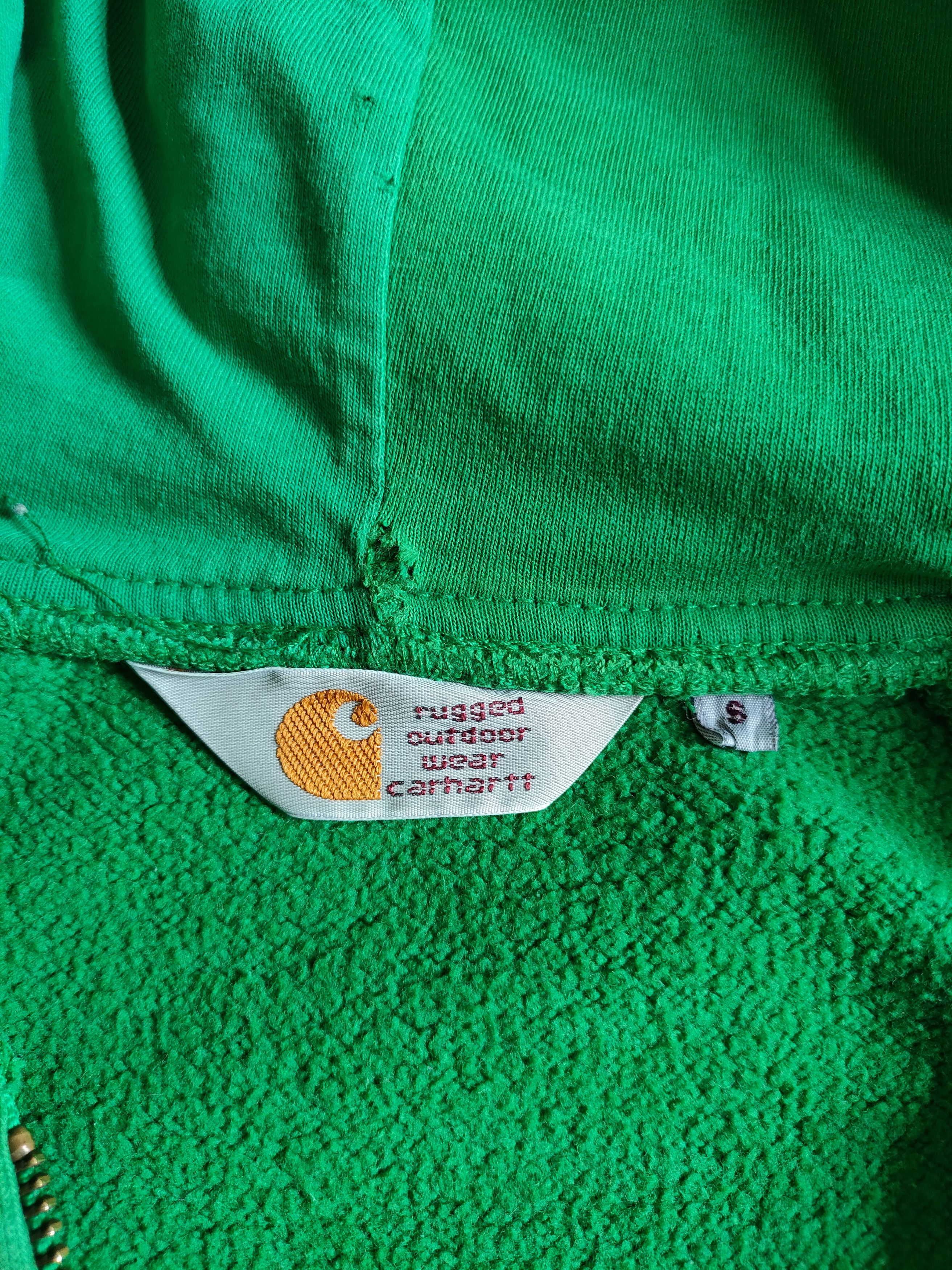 Carhartt Carhartt Hooded Chase Jacket Distressed Green Hoodie Size US S / EU 44-46 / 1 - 3 Thumbnail