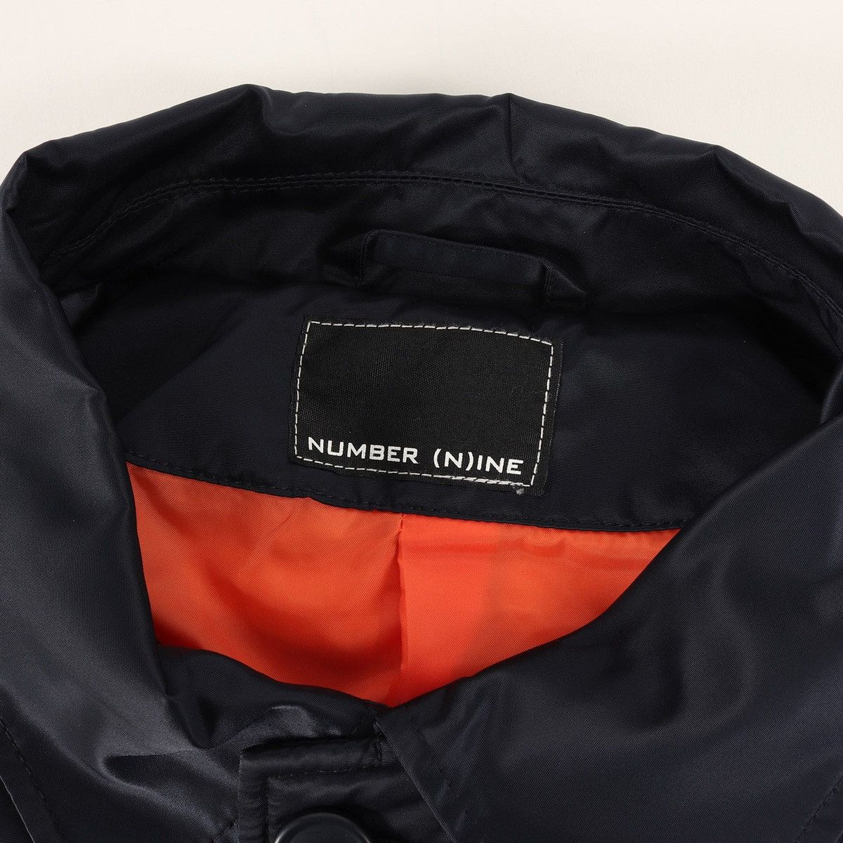 Number (N)ine Number Nine Nylon Collared Long Coat Jacket Size US L / EU 52-54 / 3 - 4 Thumbnail
