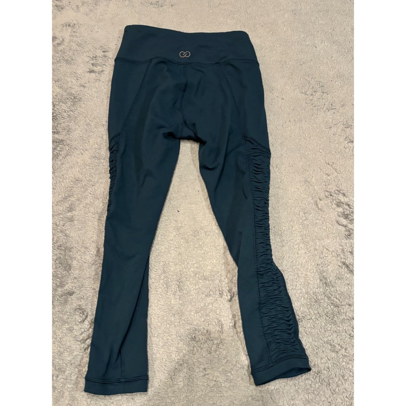 Vintage Calia Stay The Path Leggings Womens XS Dark Green Stretch Compression Yoga Size 26" / US 2 / IT 38 - 5 Thumbnail