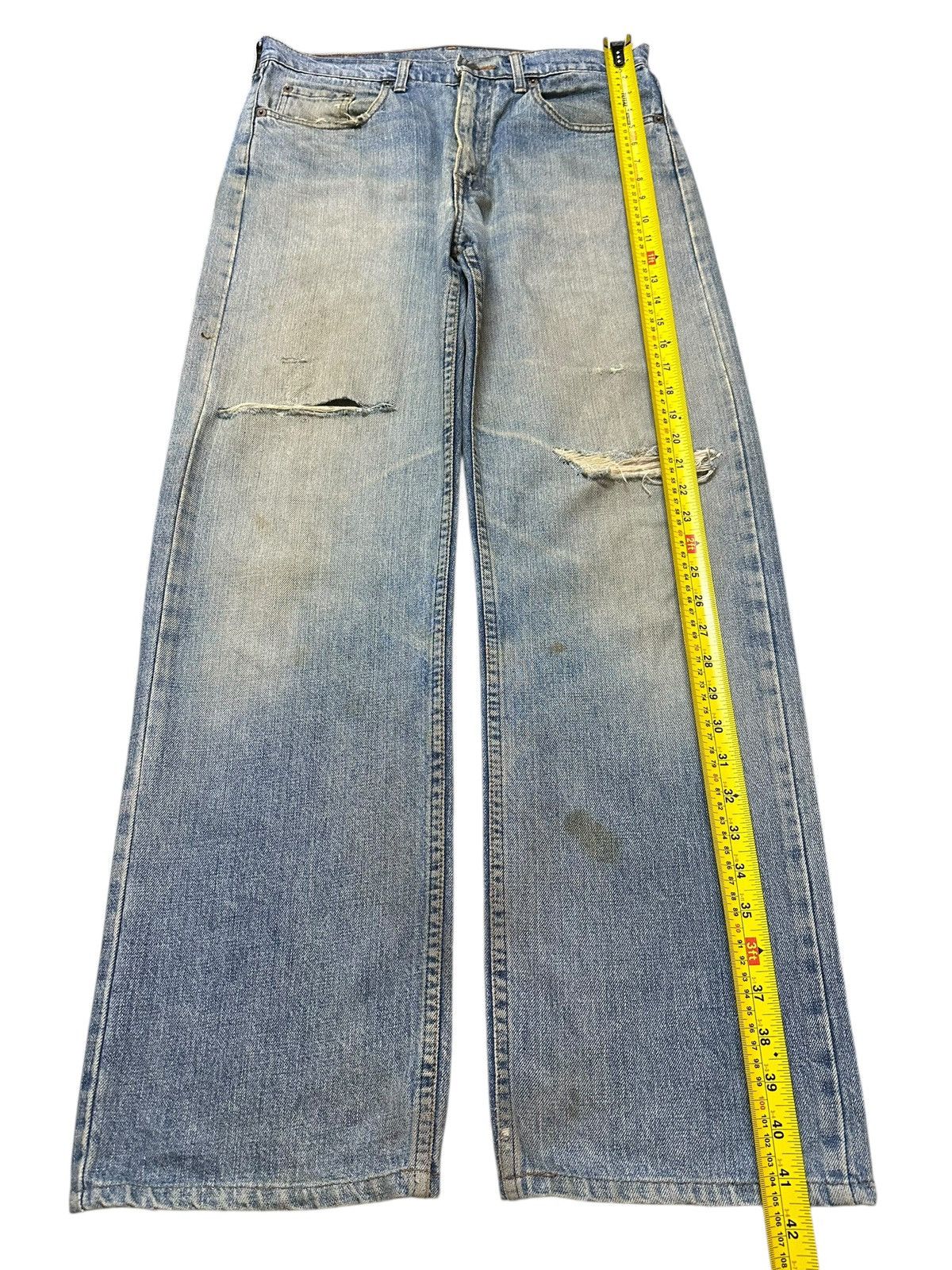Levi's Vintage 90s Levis 509 Mud Wash Faded Distressed Baggy Jeans Size US 32 / EU 48 - 12 Thumbnail