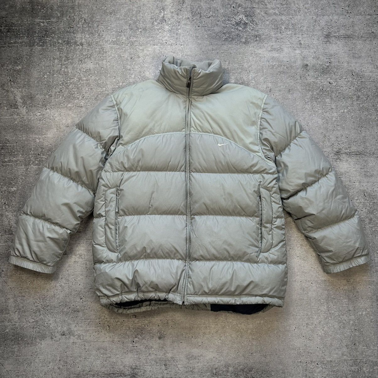Nike × Vintage Vintage 90s Nike Puffer Down Jacket Mini Swoosh Y2K Size US XL / EU 56 / 4 - 1 Thumbnail