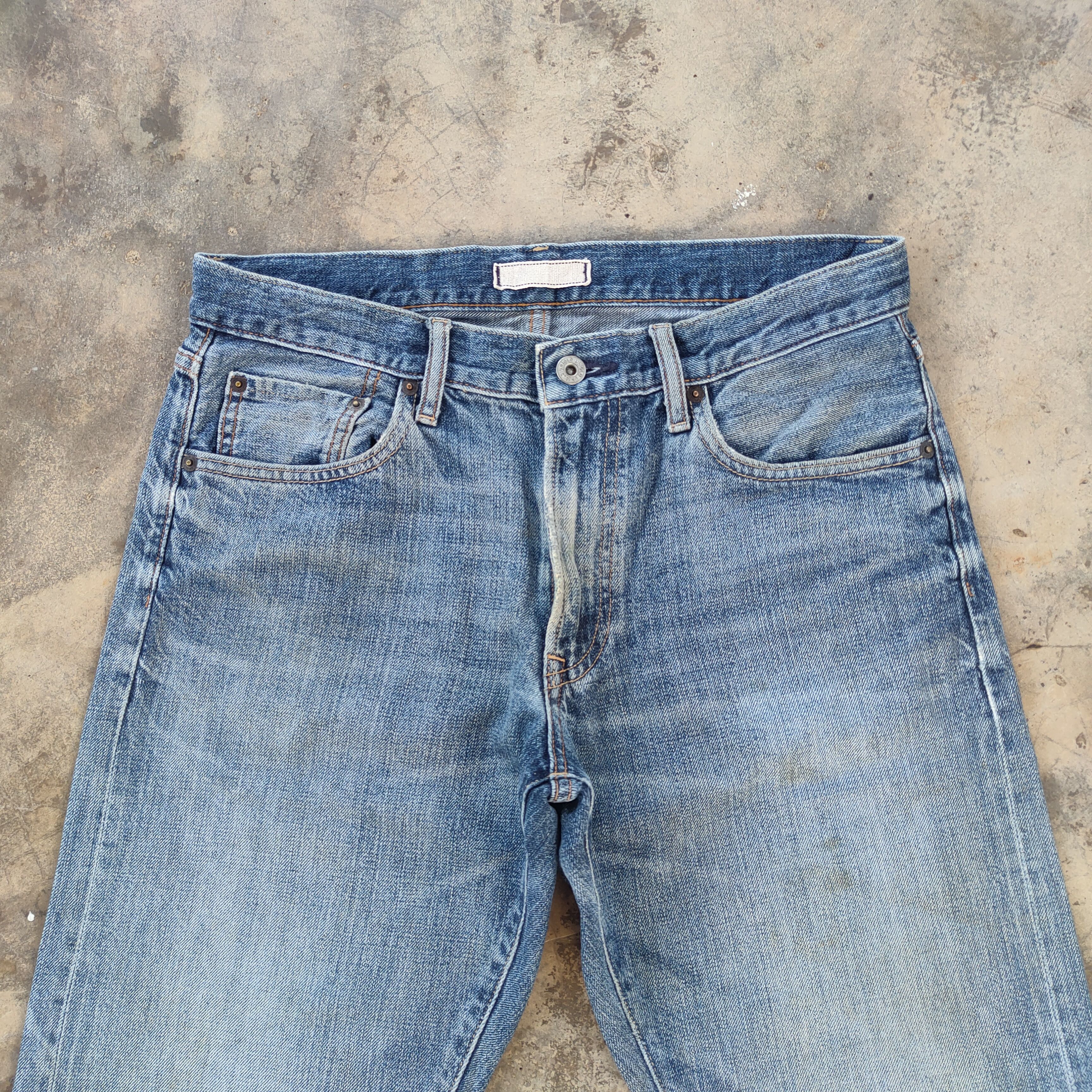 Japanese Brand VINTAGE JAPANESE FADED RIPPED JEANS DENIM PANTS Size US 32 / EU 48 - 3 Thumbnail