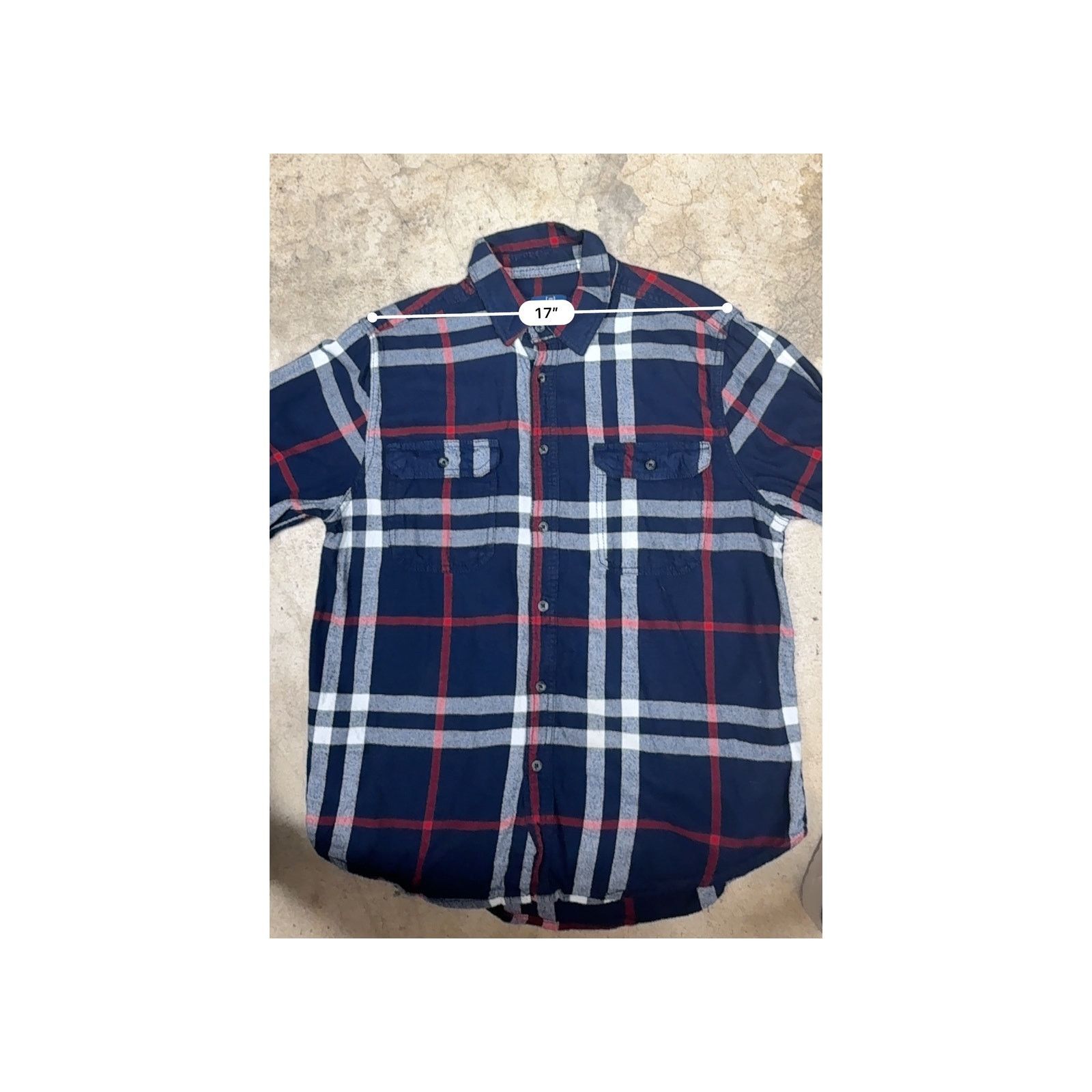 George George Plaid Flannel Button Up Shirt Classic Y2K Streetwear Size US M / EU 48-50 / 2 - 12 Thumbnail