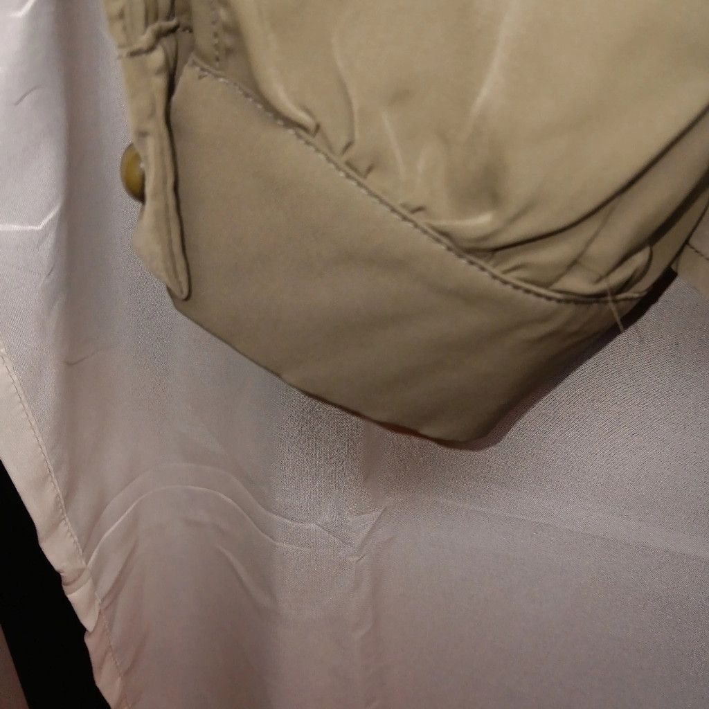 Shein Shien olive green blouse, long sleeve Button front, XL, nwot Size XL / US 12-14 / IT 48-50 - 10 Thumbnail