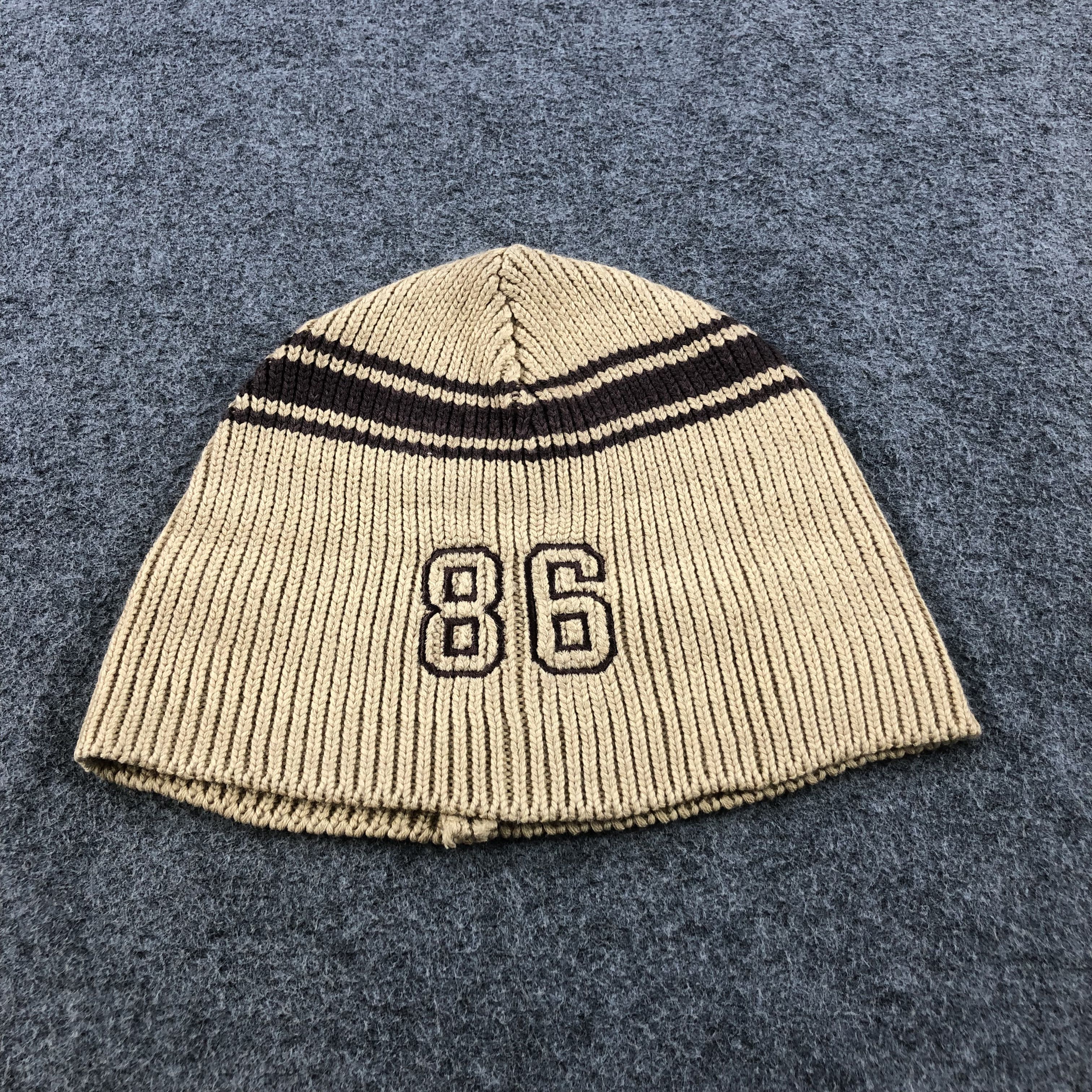 Vintage Unknown 86 Beanie Snowcap Snow Hat Winter Hat B171 Size ONE SIZE - 3 Thumbnail
