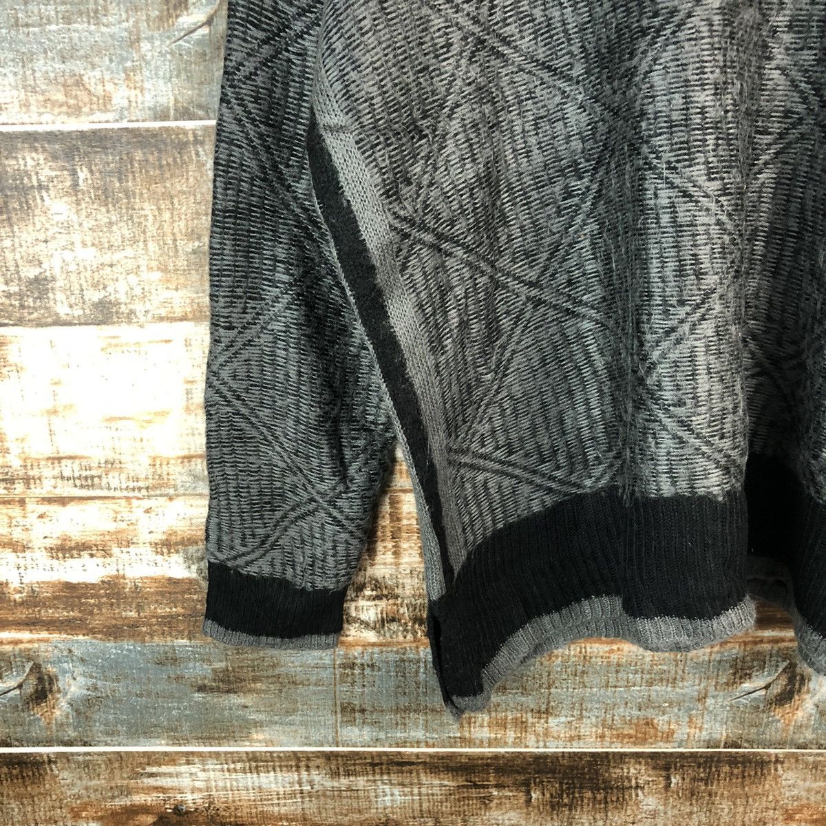 Homespun Knitwear Japanese Brand Grey vintage Knitwear #A1963 Size US M / EU 48-50 / 2 - 7 Thumbnail