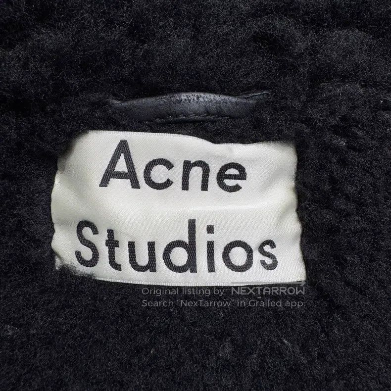 Acne Studios Acne Studios Leather and Fur Integrated Coat Size XXS / US 00 / IT 34 - 3 Thumbnail