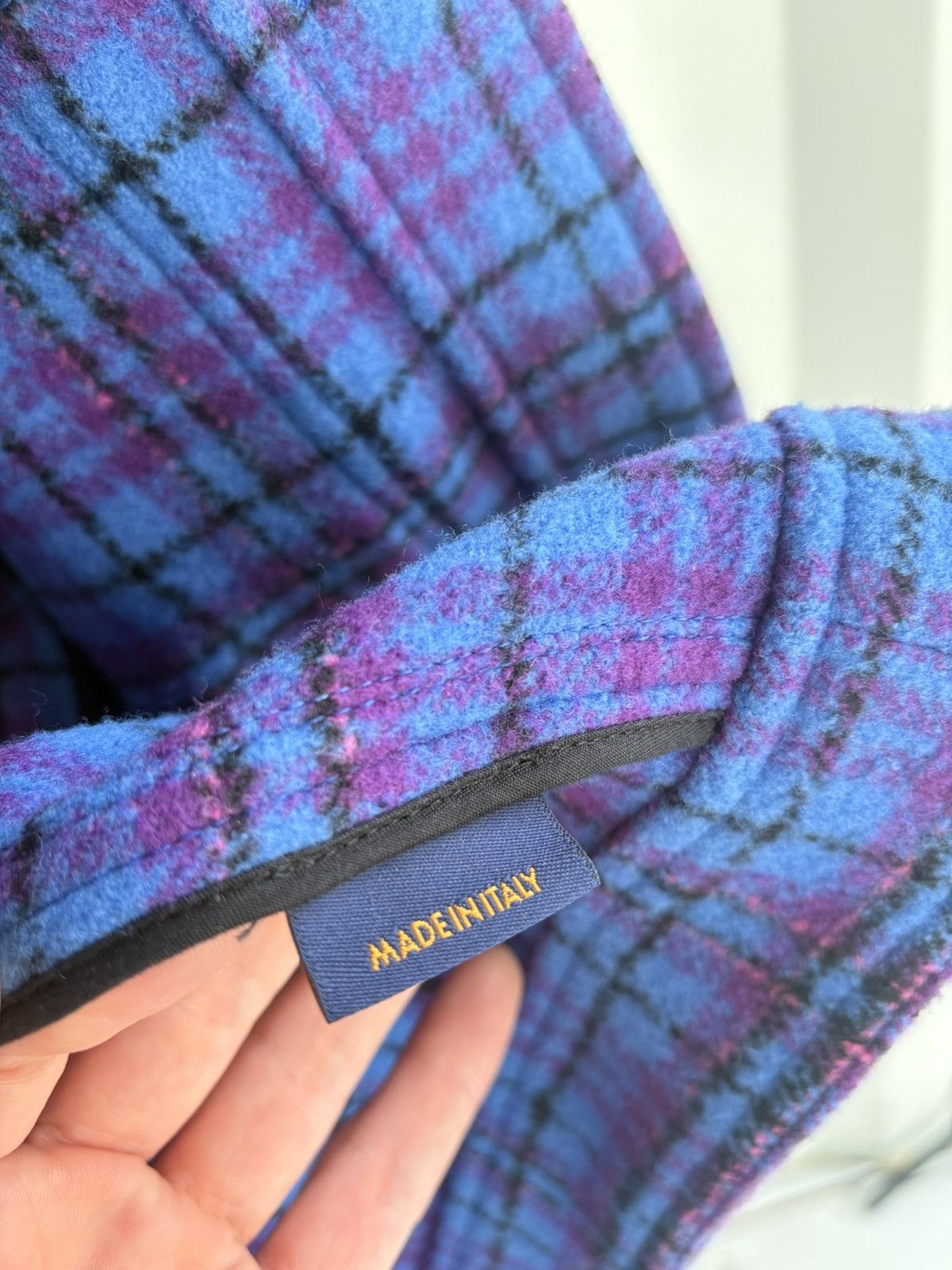 Louis Vuitton Oversize Blue Trucker Flannel Jacket Virgil Era Size US M / EU 48-50 / 2 - 6 Thumbnail
