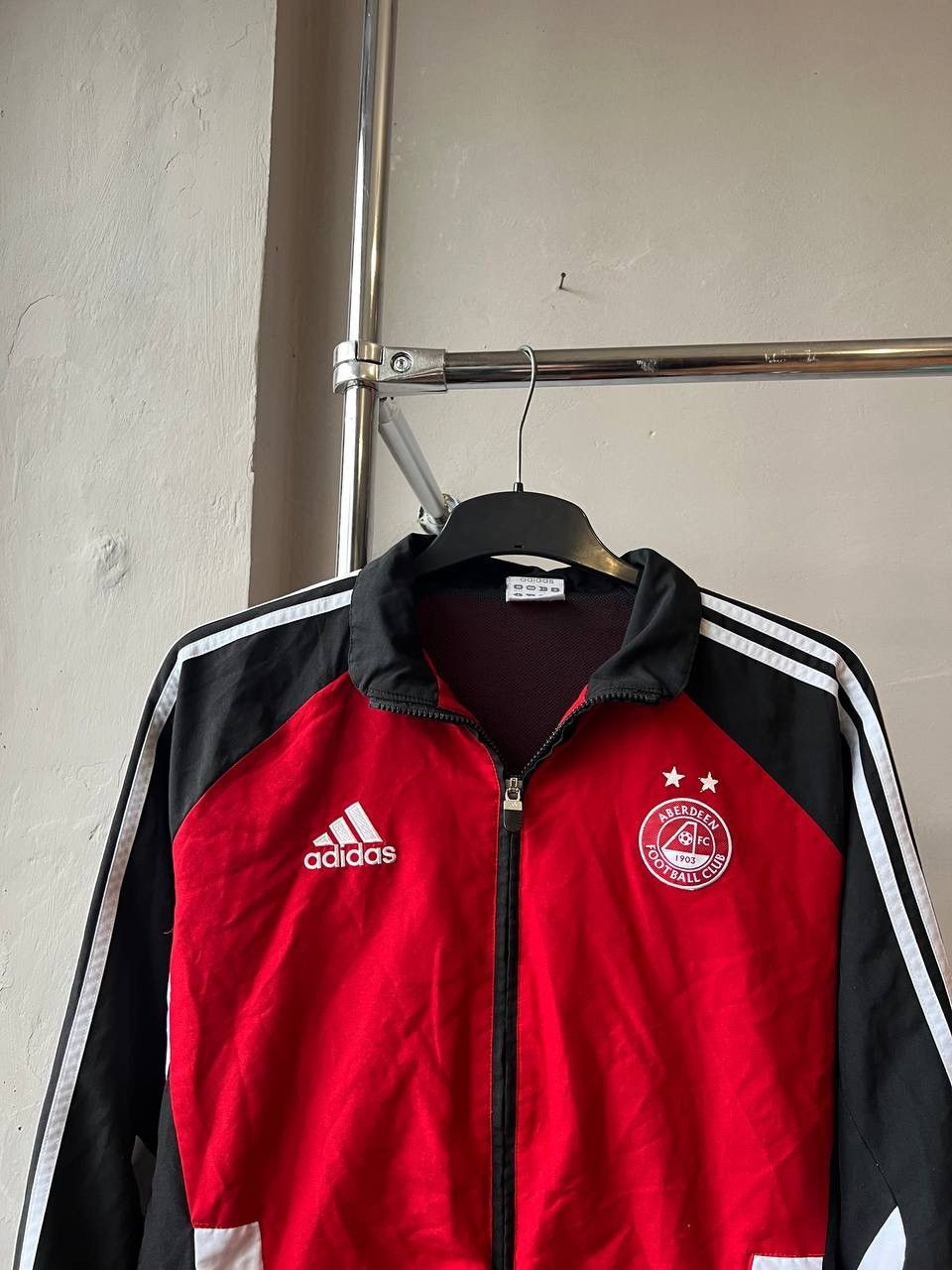 Adidas 2010 ABERDEEN FC TRAINING SOCCER FOOTBALL TRACK HACKET SZ S Size US S / EU 44-46 / 1 - 3 Thumbnail