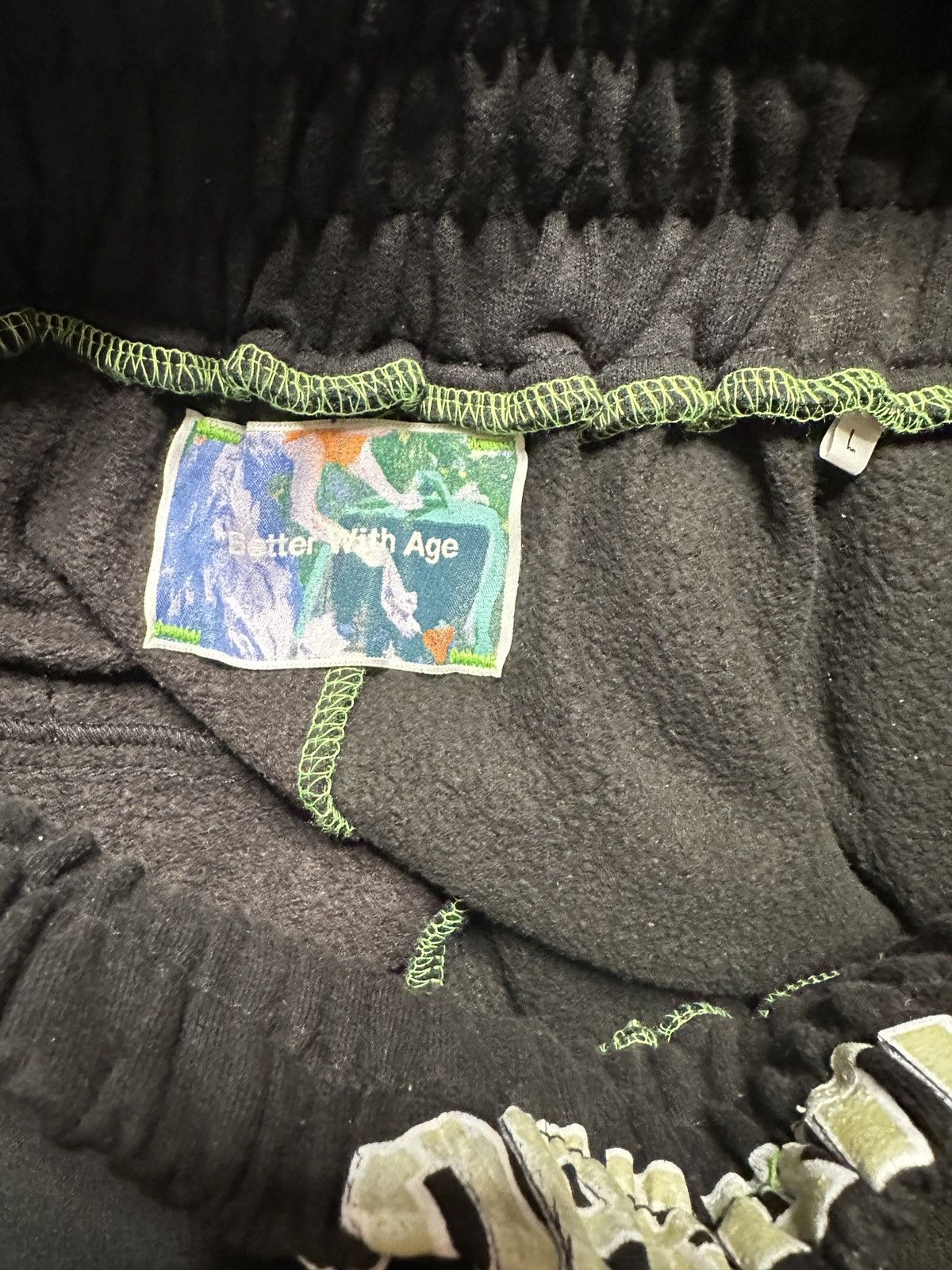 Better With Age Better With Age Remoir Reconstructed Sweatpants Black Size L Size US 36 / EU 52 - 10 Thumbnail