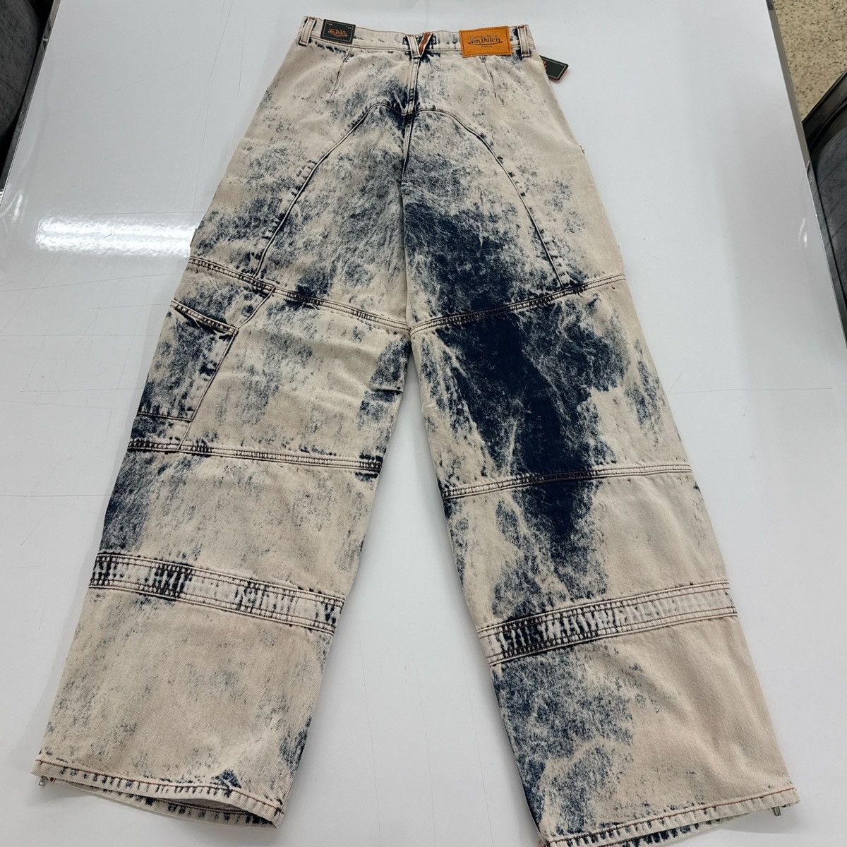 Von Dutch Von Dutch Paris New Cargo Jeans Indigo Acid Wash Size 30x34 Size US 30 / EU 46 - 2 Thumbnail