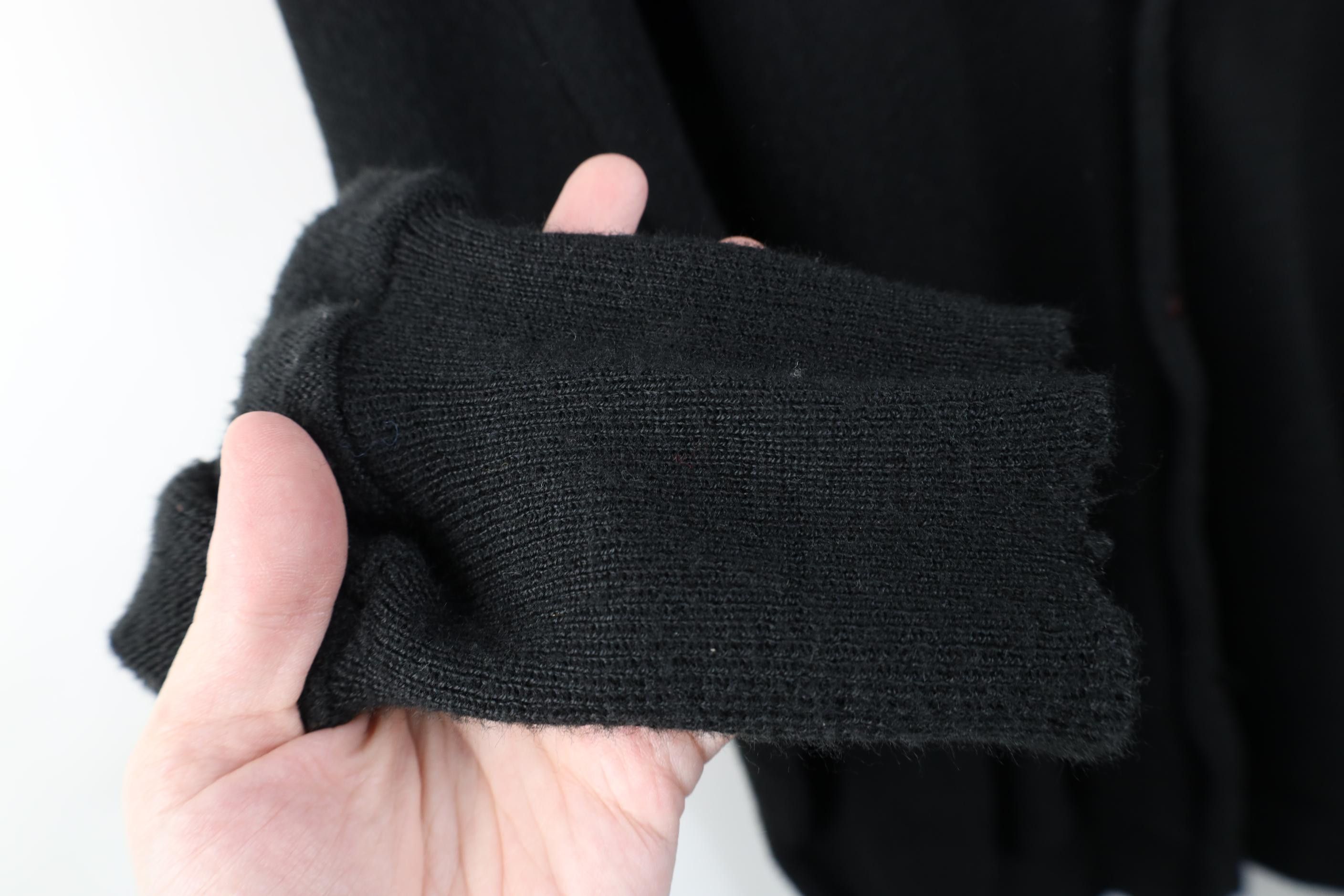 Vintage Vintage 90s Streetwear Cobain Cardigan Sweater Black USA Size US XL / EU 56 / 4 - 7 Thumbnail