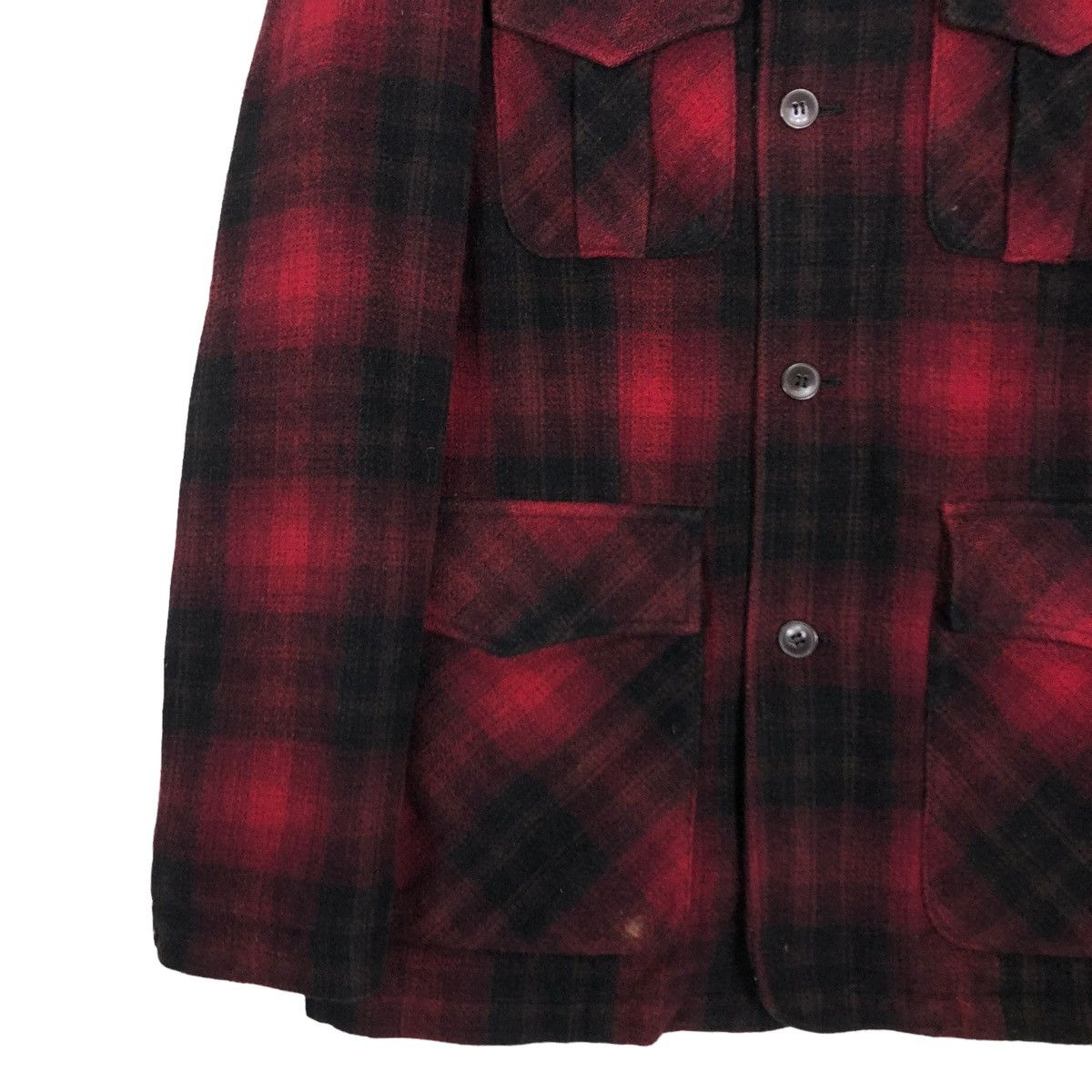 Japanese Brand 🔥VINTAGE LEVI FLANNEL WOOL JACKET TARTAN DESIGN PUNK STYLE Size US M / EU 48-50 / 2 - 7 Thumbnail