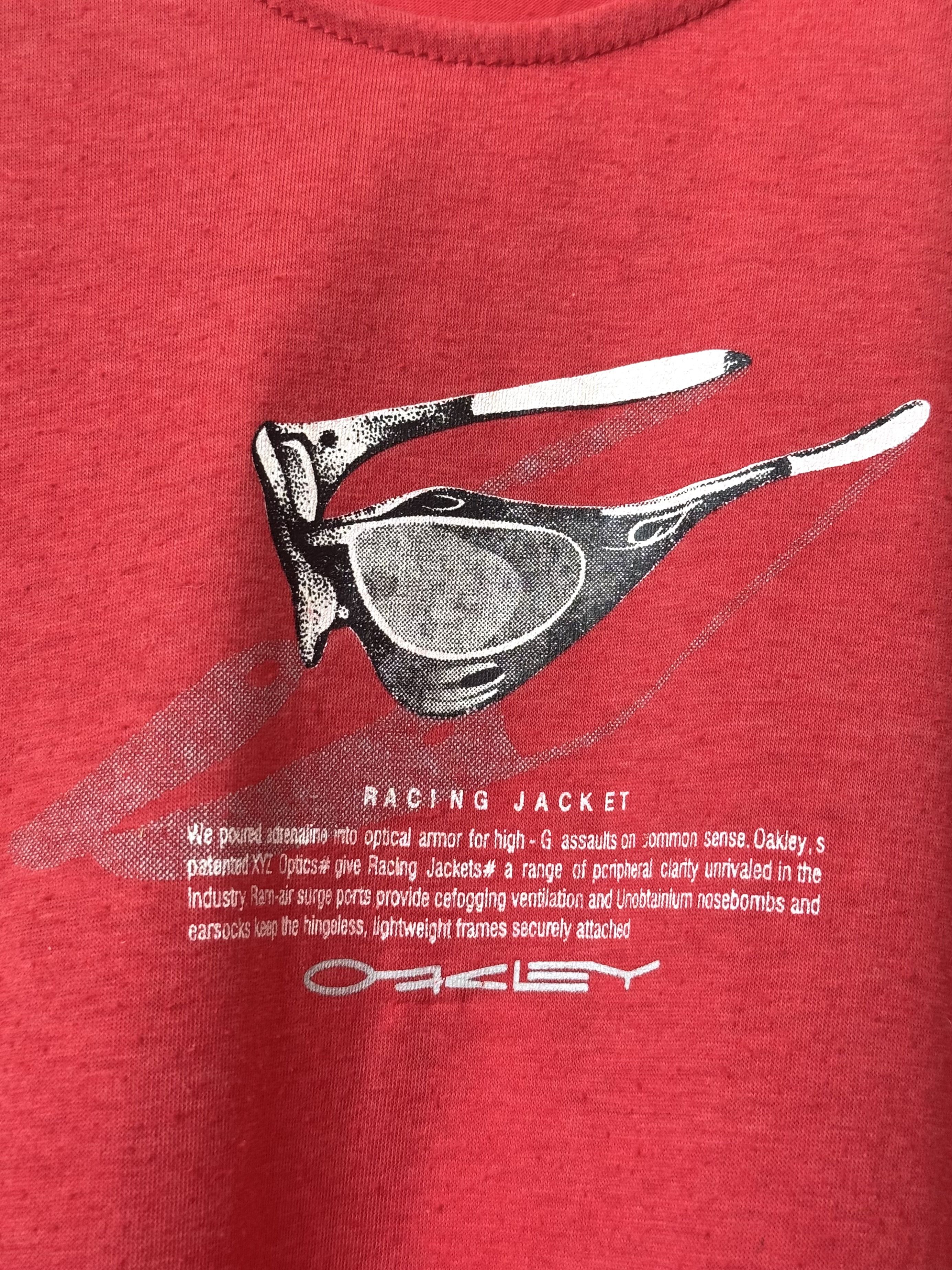 Oakley Oakley Racing Jacket Print Red Tank Top Size US M / EU 48-50 / 2 - 2 Thumbnail