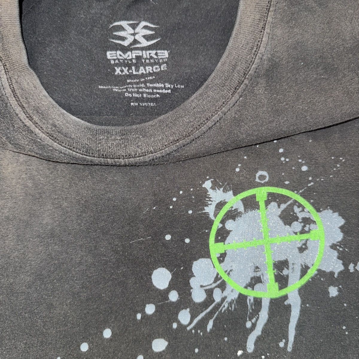 Vintage Black Empire Battle Test Crosshair Graphic Tee Size US XXL / EU 58 / 5 - 3 Thumbnail