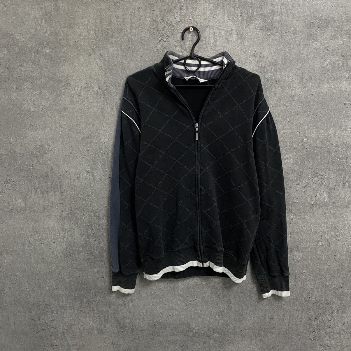 Vintage YSL Yves Saint Laurent Zip Up Hoodie Monogram