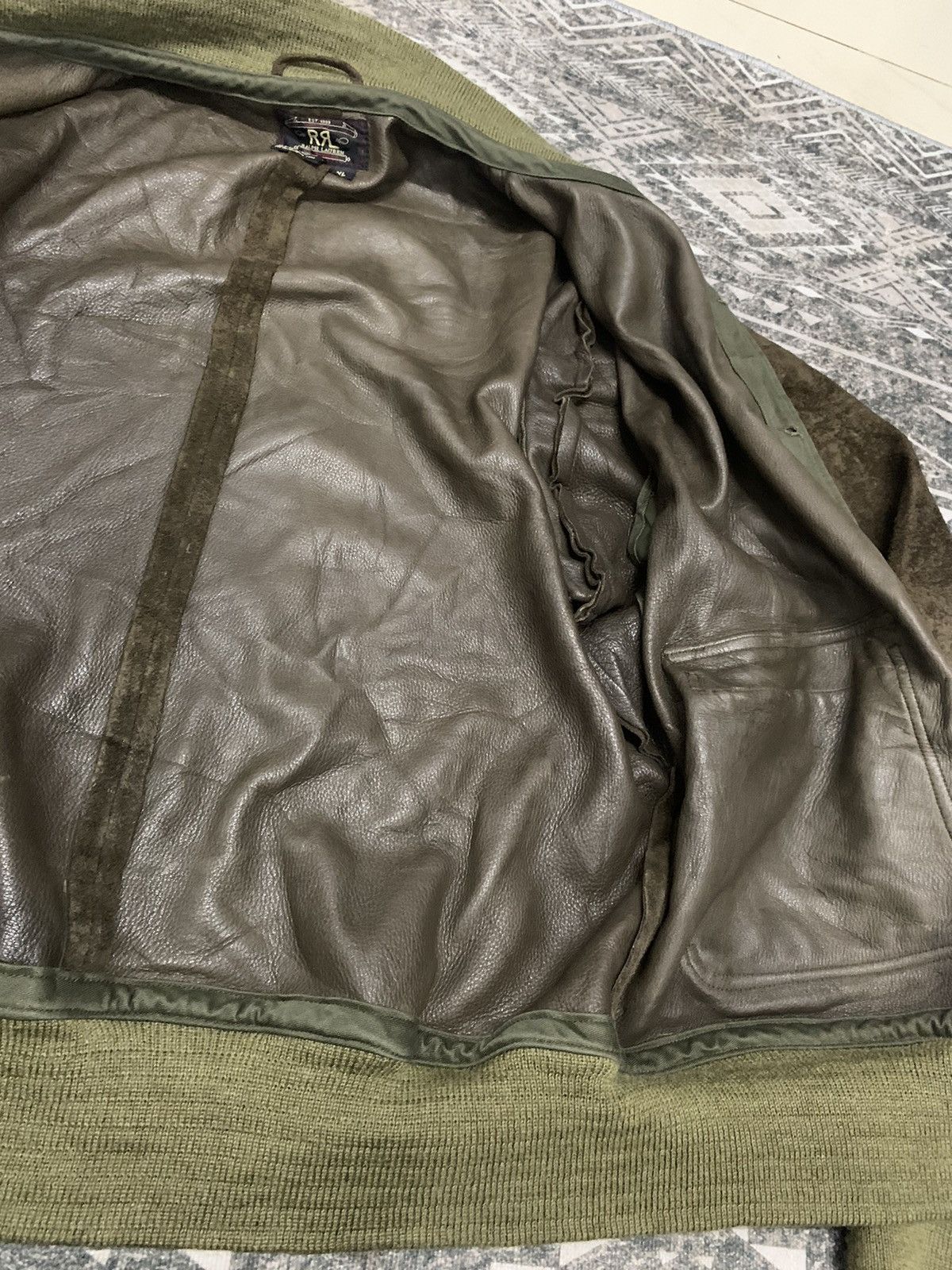 RRL Ralph Lauren 80s RRL RALPH LAUREN SUEDE LEATHER BOMBER JACKET Size US XL / EU 56 / 4 - 13 Thumbnail