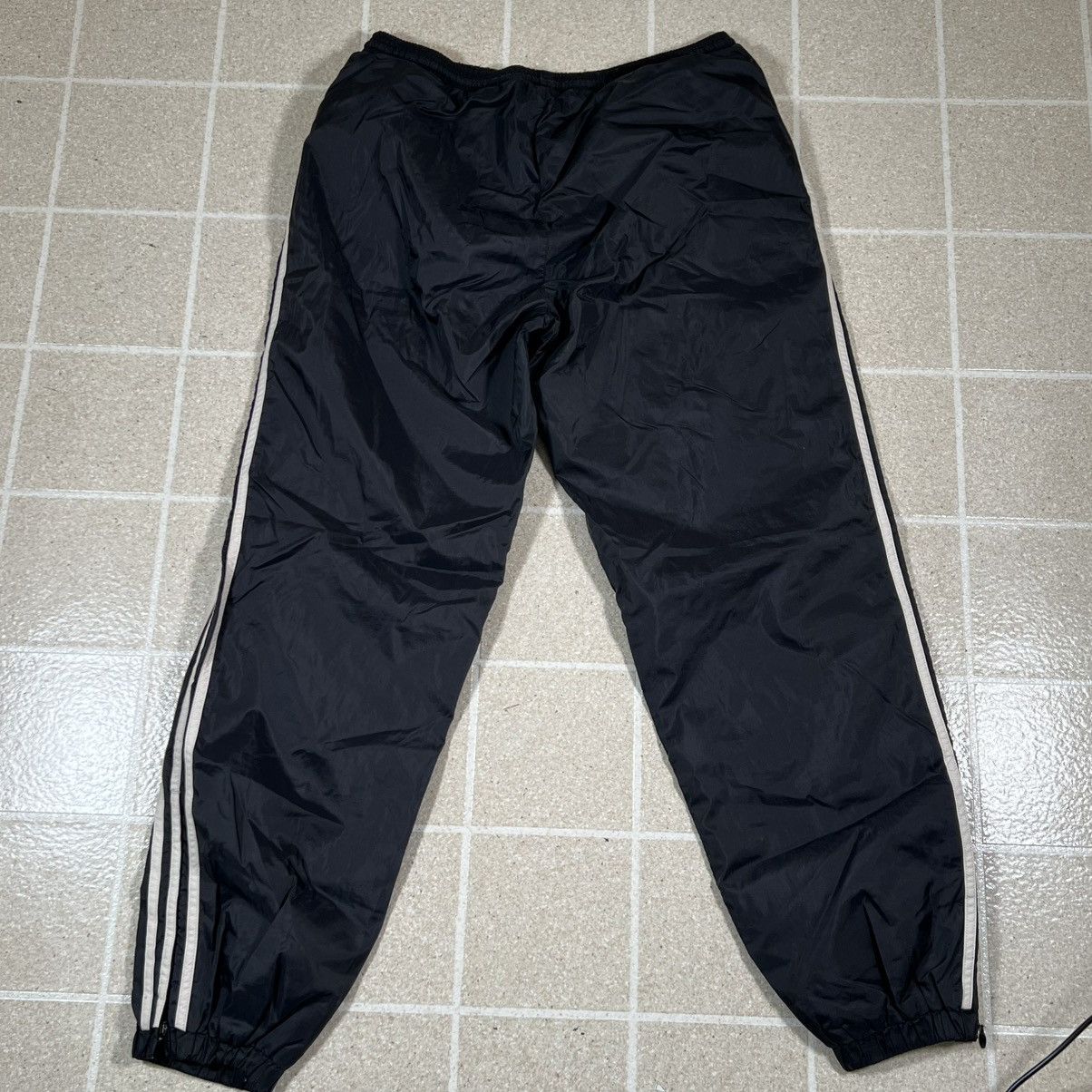 Adidas Vintage Y2K Adidas Track Pants M Black Nylon Windbreaker 9 Size US 30 / EU 46 - 4 Thumbnail