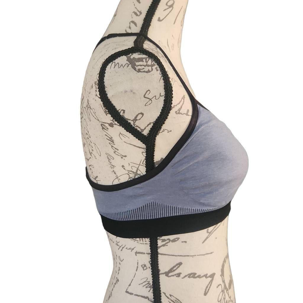 Lululemon Lululemon Women's Size Medium Blue Black Sports Bra Size M / US 6-8 / IT 42-44 - 5 Thumbnail