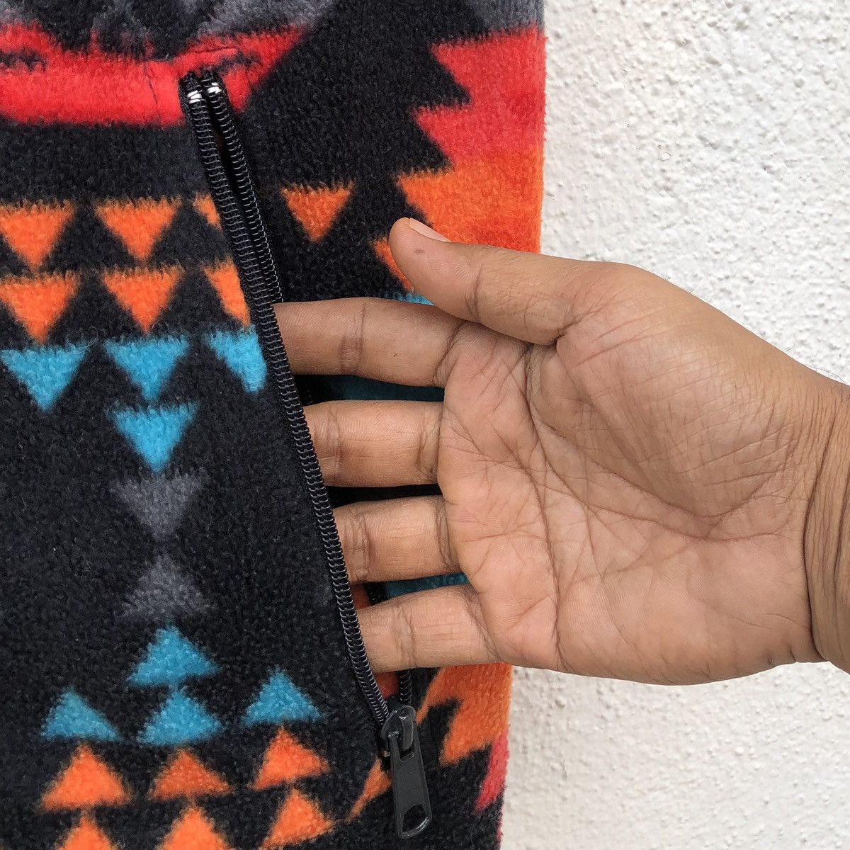Global Work Global Work Aztec Colourful Navajo Fleece Vest Jacket Size US M / EU 48-50 / 2 - 6 Thumbnail