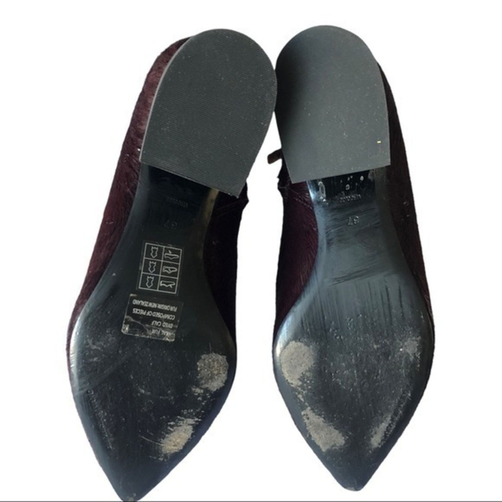 Alexander Wang Authentic Alexander Wang Red Fur Calf Ankle Bootie Size US 7 Size US 7 / IT 37 - 4 Thumbnail