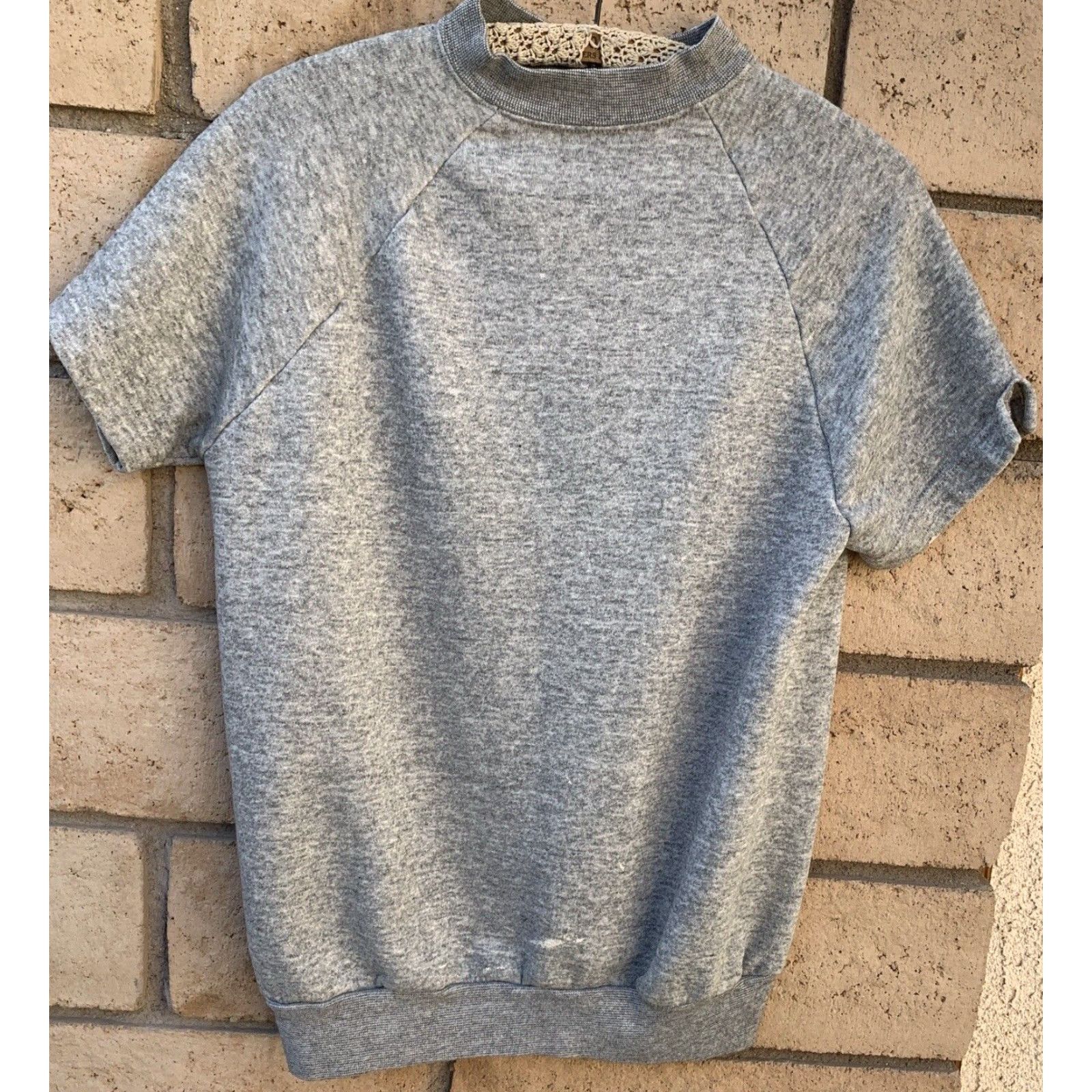 Vintage VINTAGE Oakbrook Short Sleeve Raglan Sweatshirt Gray Made In USA L Men Size US L / EU 52-54 / 3 - 7 Thumbnail