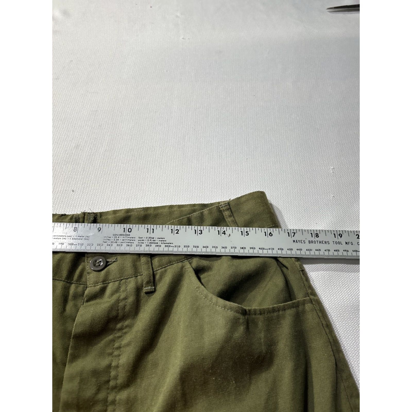 Vintage VINTAGE Otavan Trebon Czech Military Field Army Trousers Green 34x31 Mens Cargo Military Pants Size US 34 / EU 50 - 4 Thumbnail